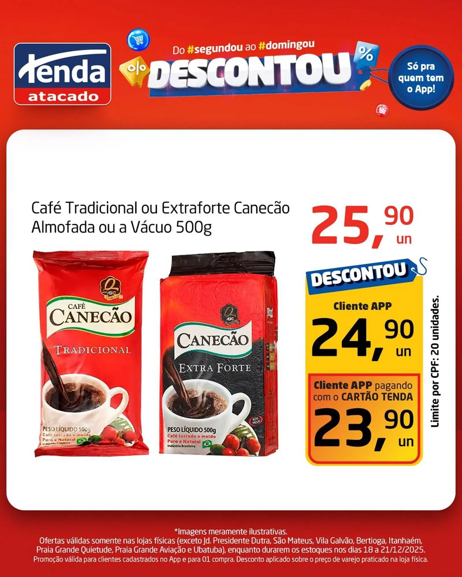 Encarte de Folheto Tenda Atacado 19 de dezembro até 21 de dezembro 2025 - Pagina 10