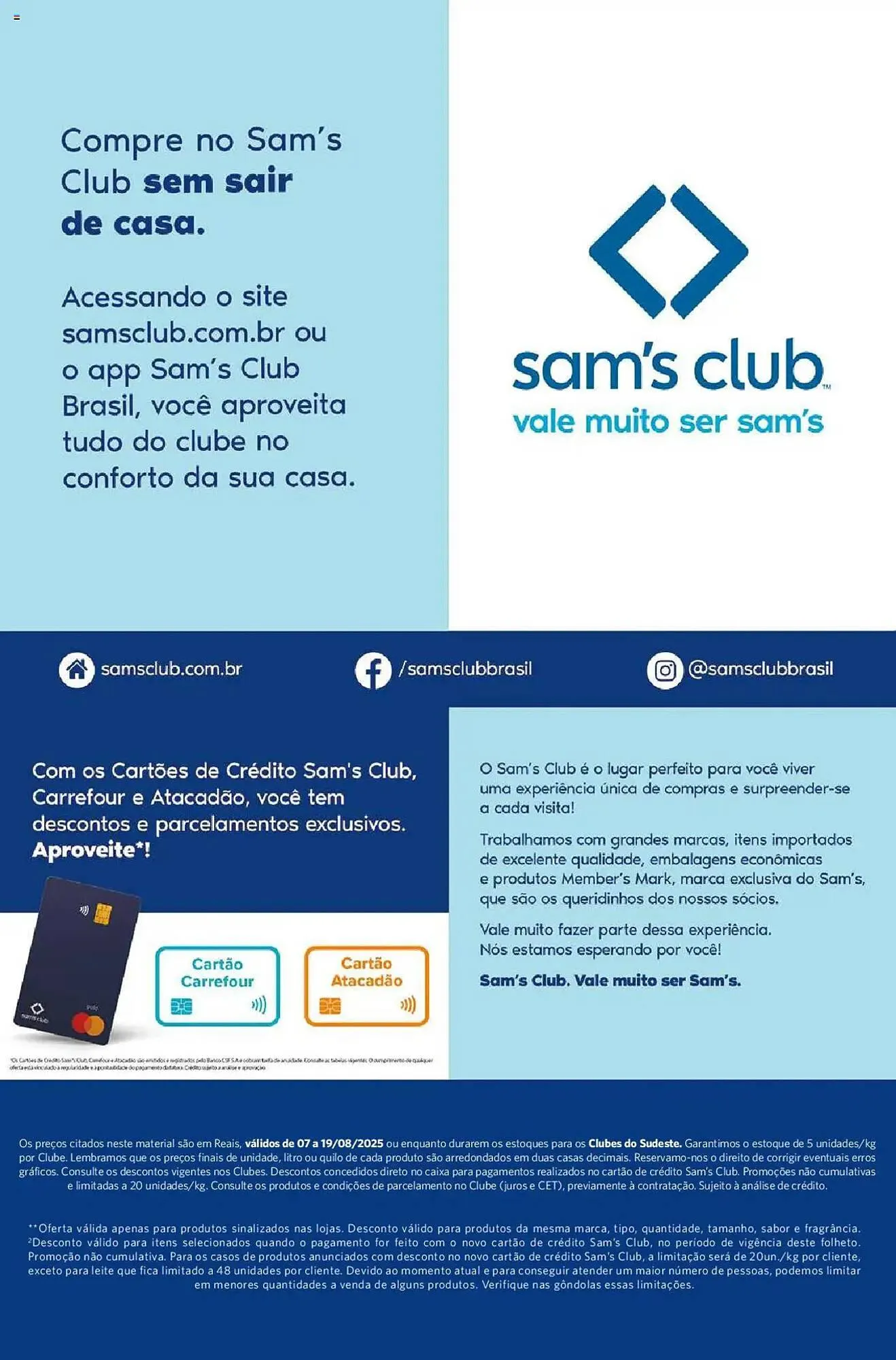 Encarte de Catálogo Sam's Club 7 de agosto até 19 de agosto 2025 - Pagina 14