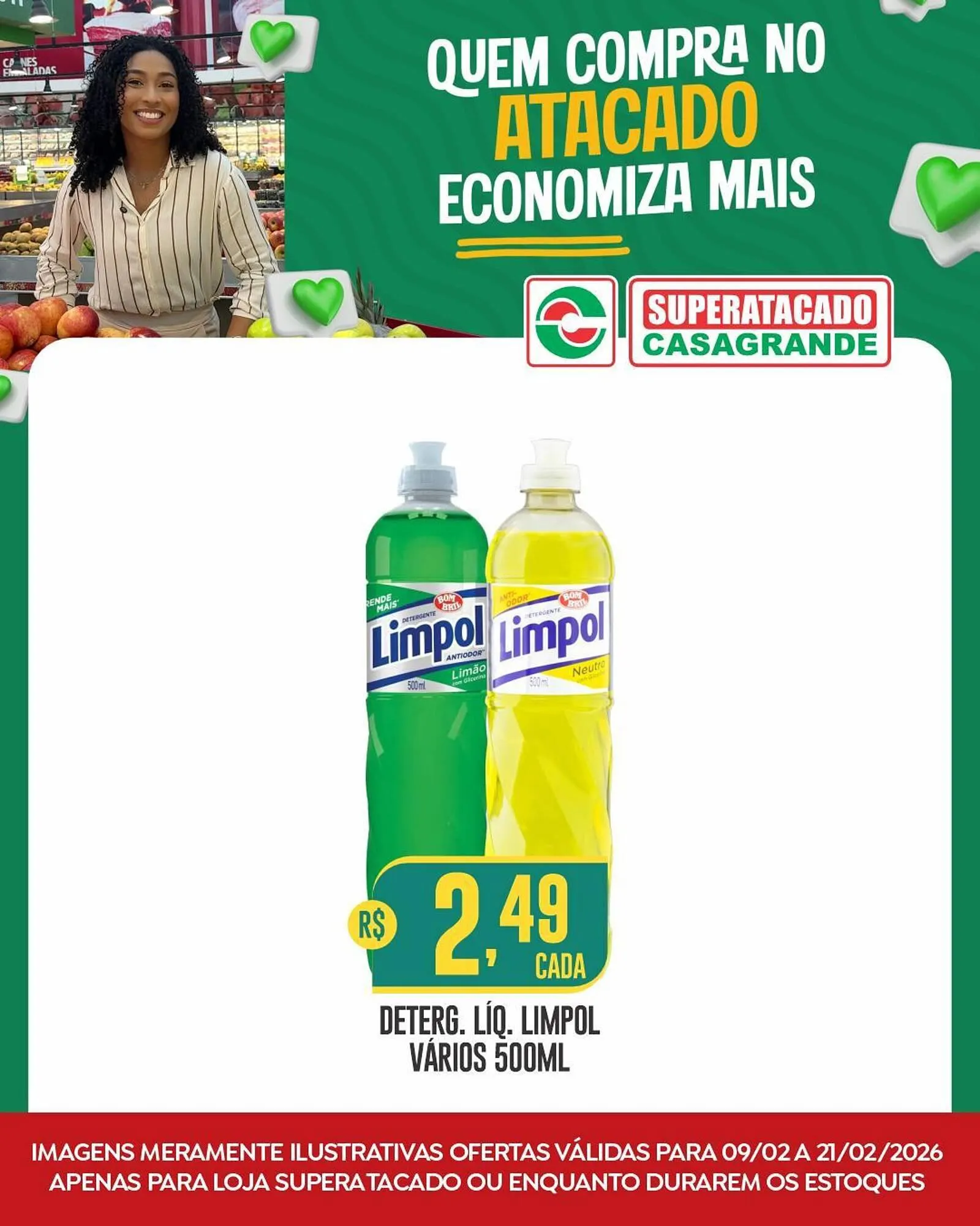 Encarte de Catálogo Casagrande Supermercados 9 de fevereiro até 21 de fevereiro 2026 - Pagina 5