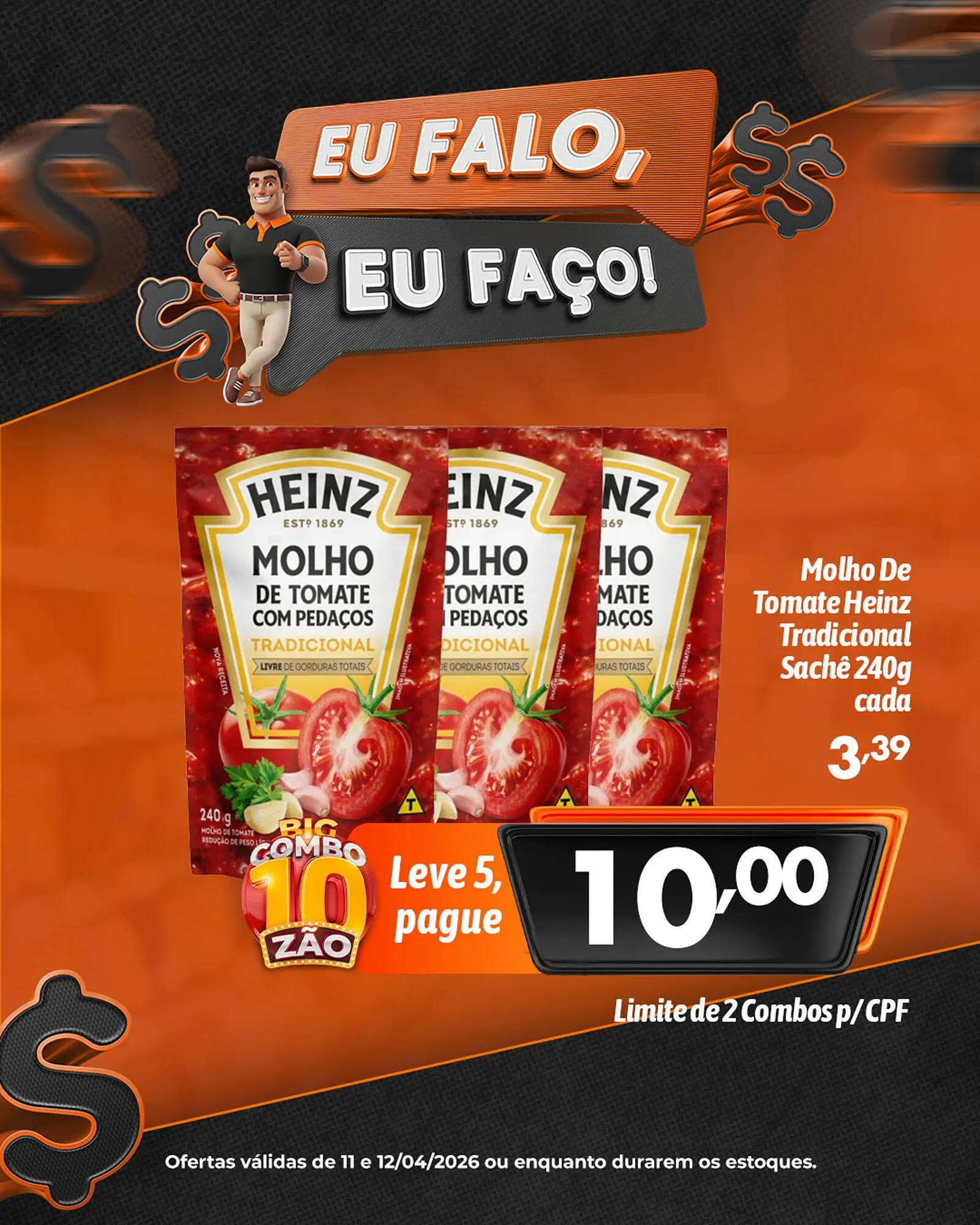 Encarte de Catálogo Supermercados Big Compra 11 de abril até 12 de abril 2026 - Pagina 1