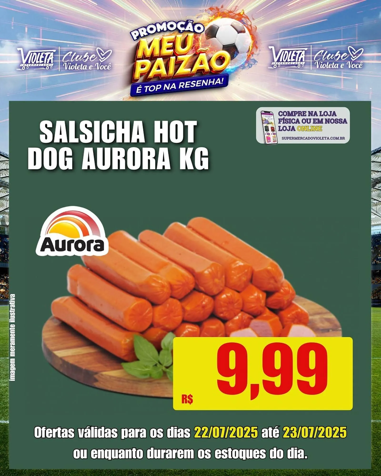 Encarte de Catálogo Violeta Supermercados 22 de julho até 23 de julho 2025 - Pagina 3