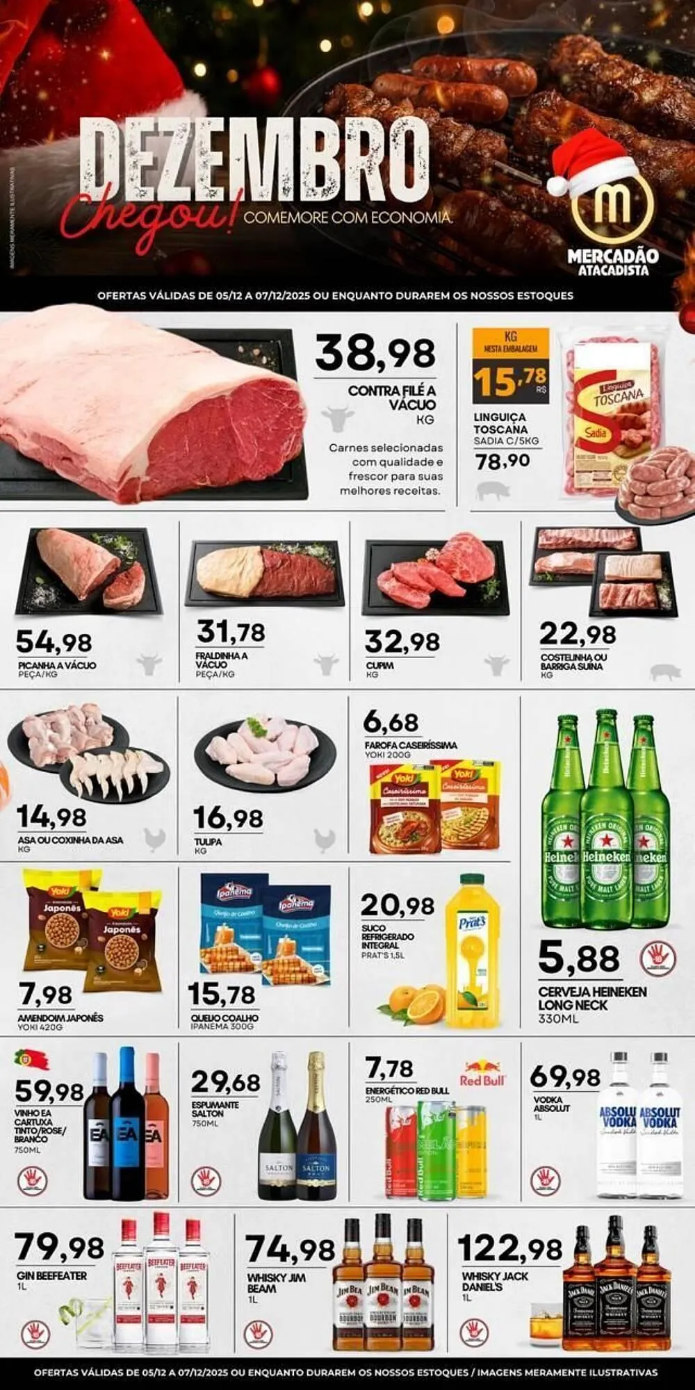 Encarte de Folheto Mercadão Atacadista 5 de dezembro até 7 de dezembro 2025 - Pagina 1