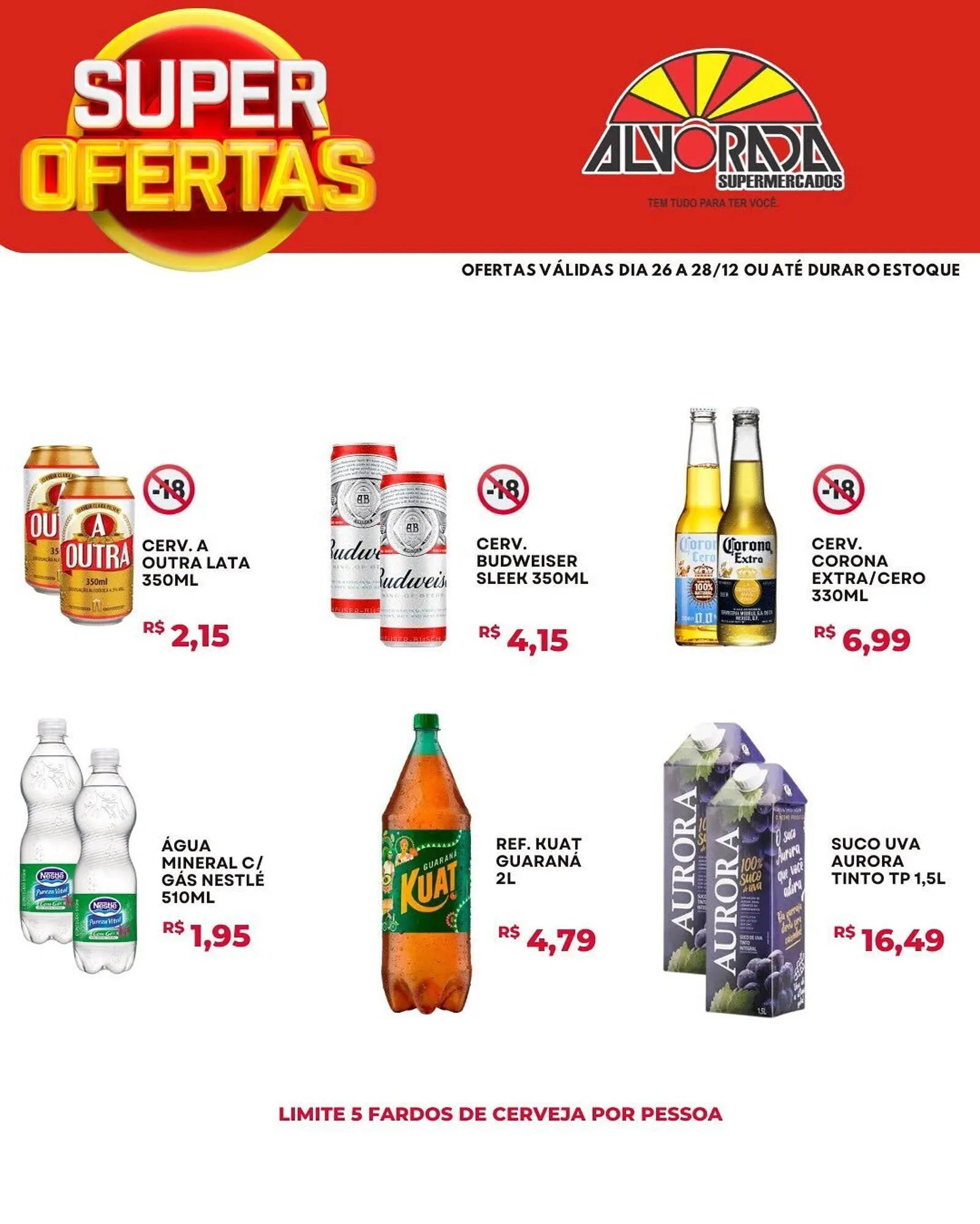 Encarte de Catálogo Alvorada Supermercados 26 de dezembro até 28 de dezembro 2025 - Pagina 2