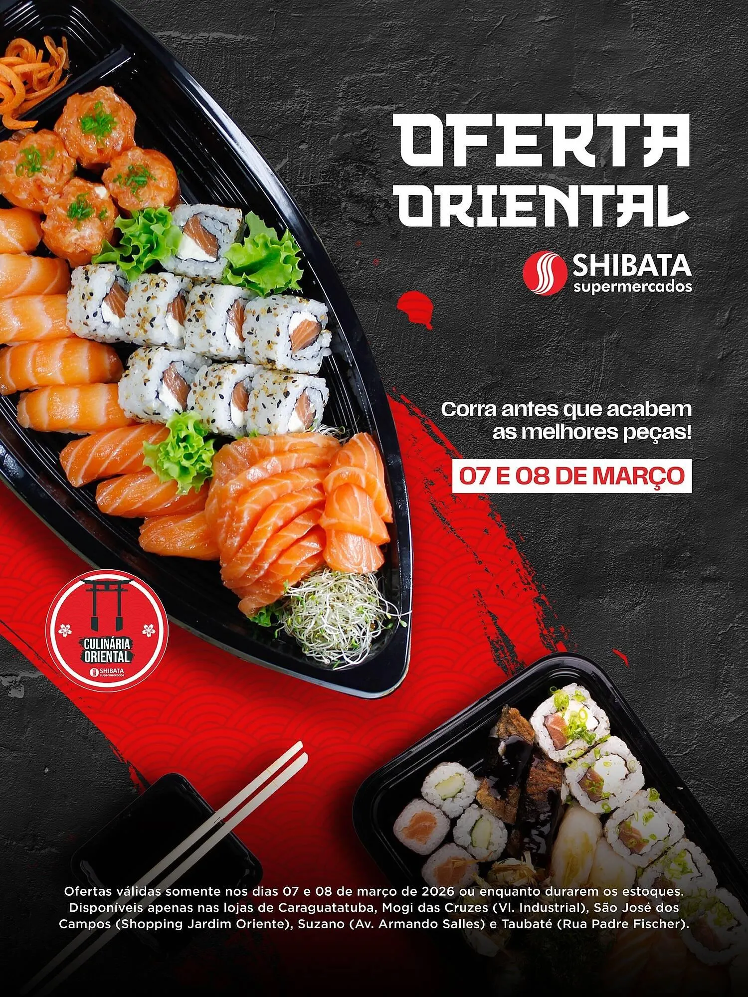 Encarte de Folheto Shibata Supermercados 7 de março até 8 de março 2026 - Pagina 1