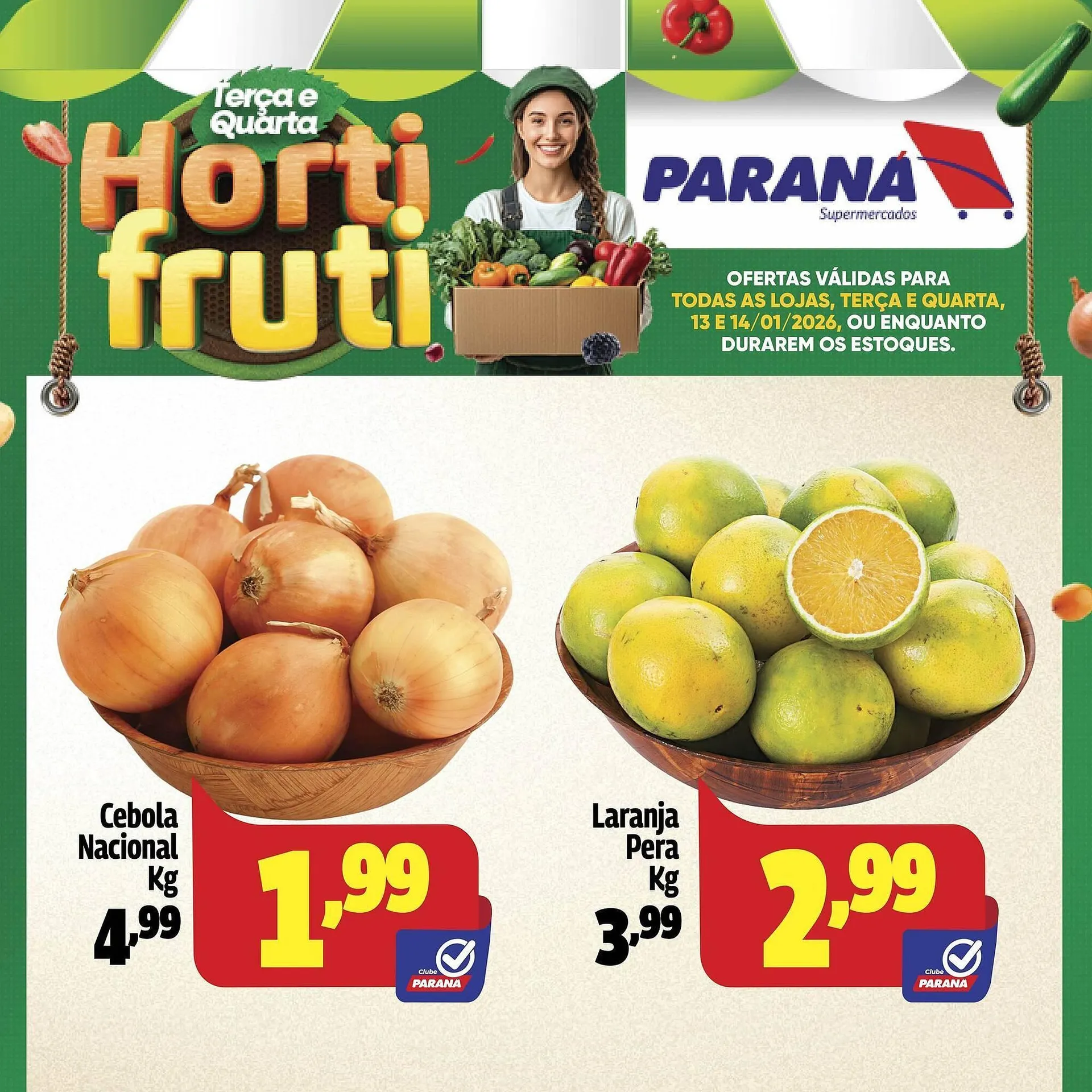 Encarte de Folheto Supermercado Paraná 13 de janeiro até 14 de janeiro 2026 - Pagina 1