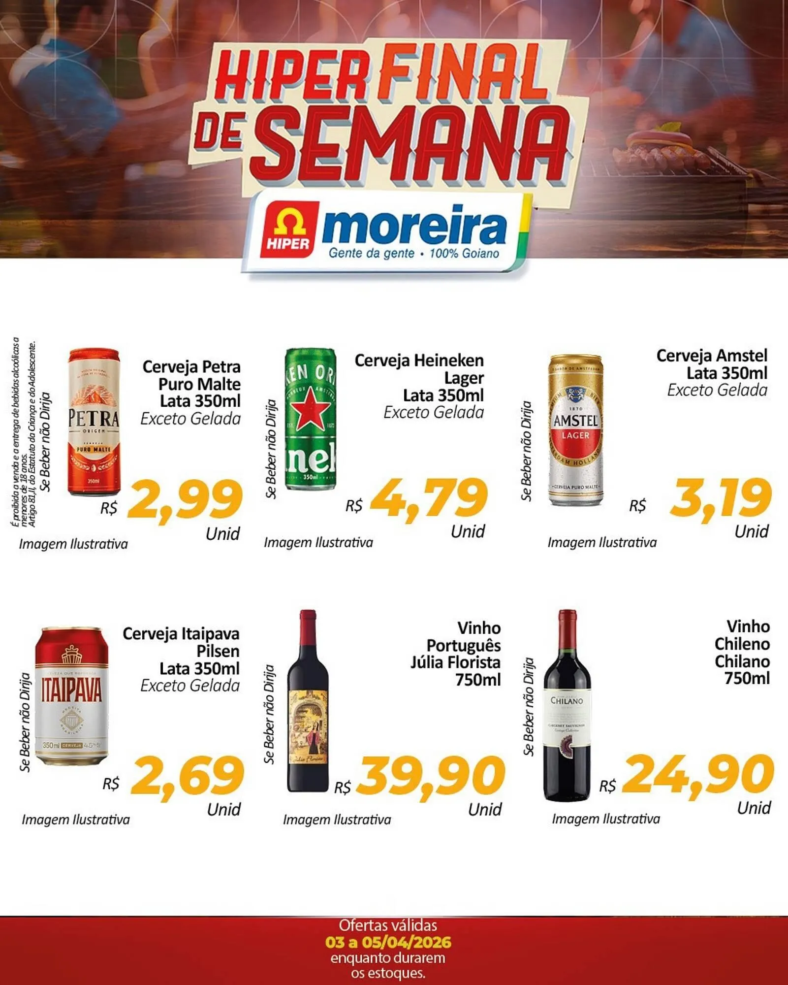 Encarte de Catálogo Hiper Moreira 3 de abril até 5 de abril 2026 - Pagina 6