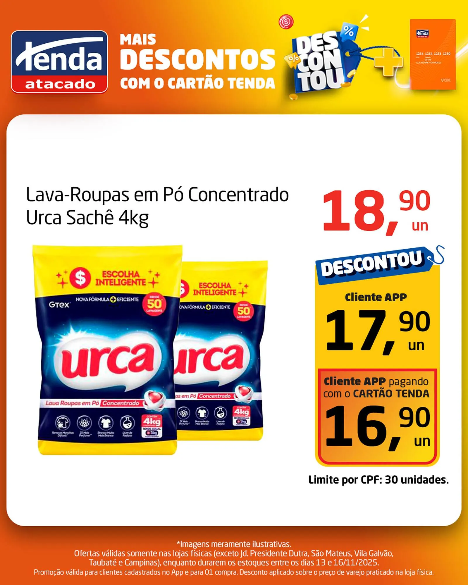 Encarte de Folheto Tenda Atacado 13 de novembro até 16 de novembro 2025 - Pagina 2