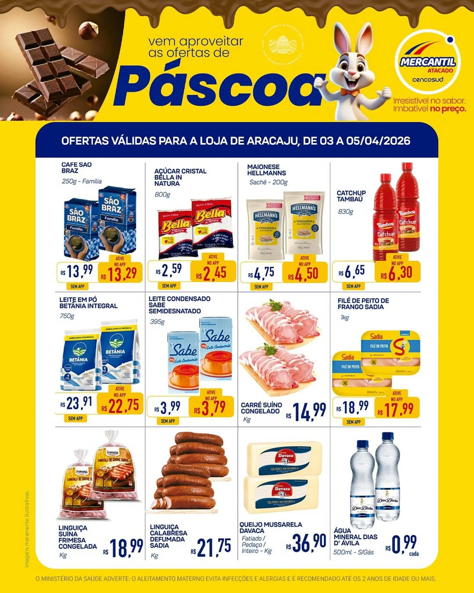 Encarte de Folheto Mercantil Rodrigues 3 de abril até 5 de abril 2026 - Pagina 1