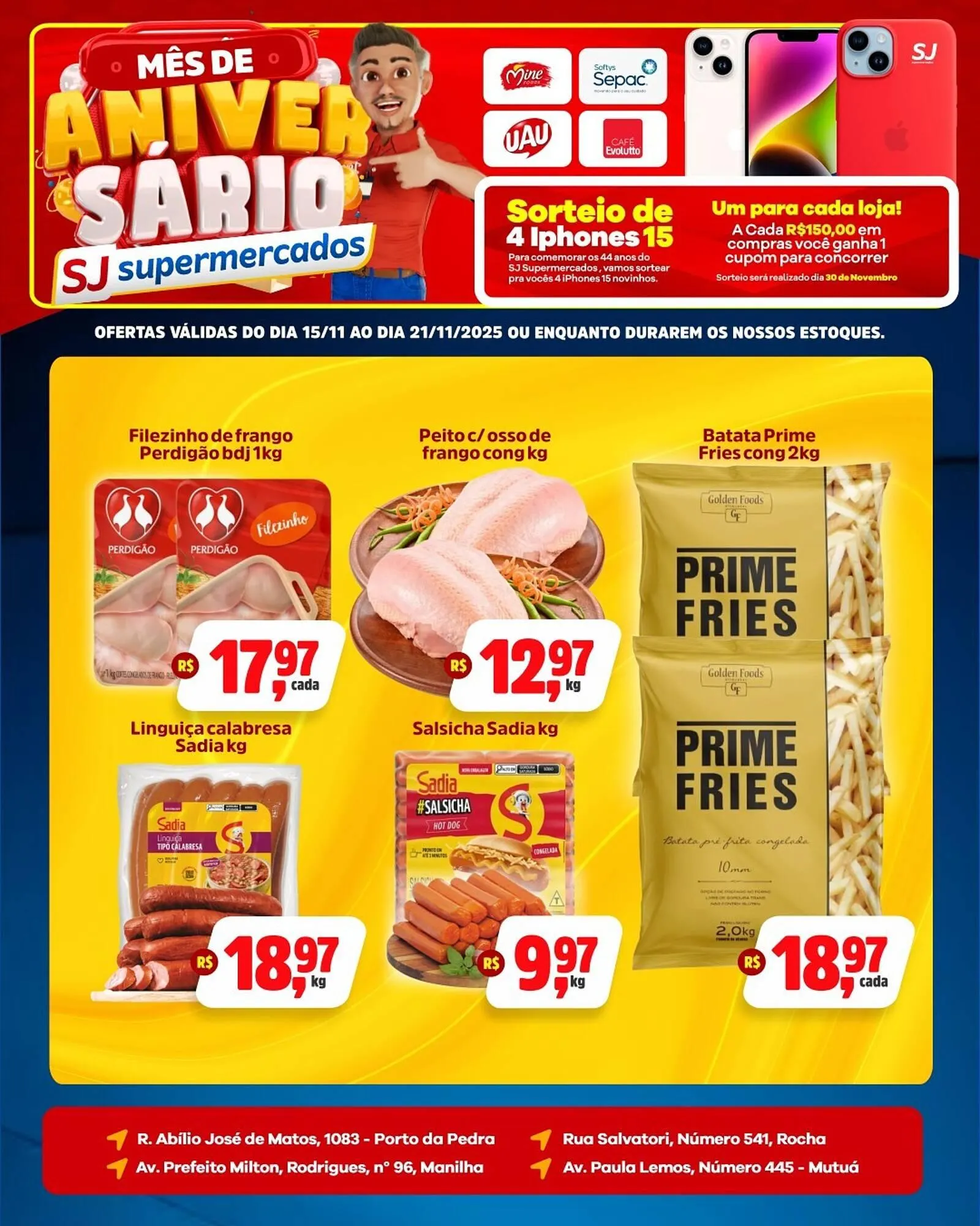 Encarte de Encarte Sj Supermercados 15 de novembro até 21 de novembro 2025 - Pagina 2