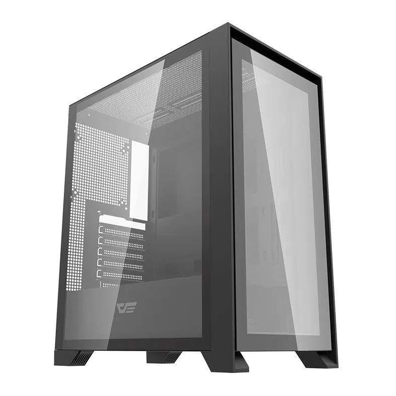 Gabinete Gamer Aigo Darkflash DRX70 Glass, Mid-Tower, Lateral de Vidro, Preto, DRX70-GLASS-BK