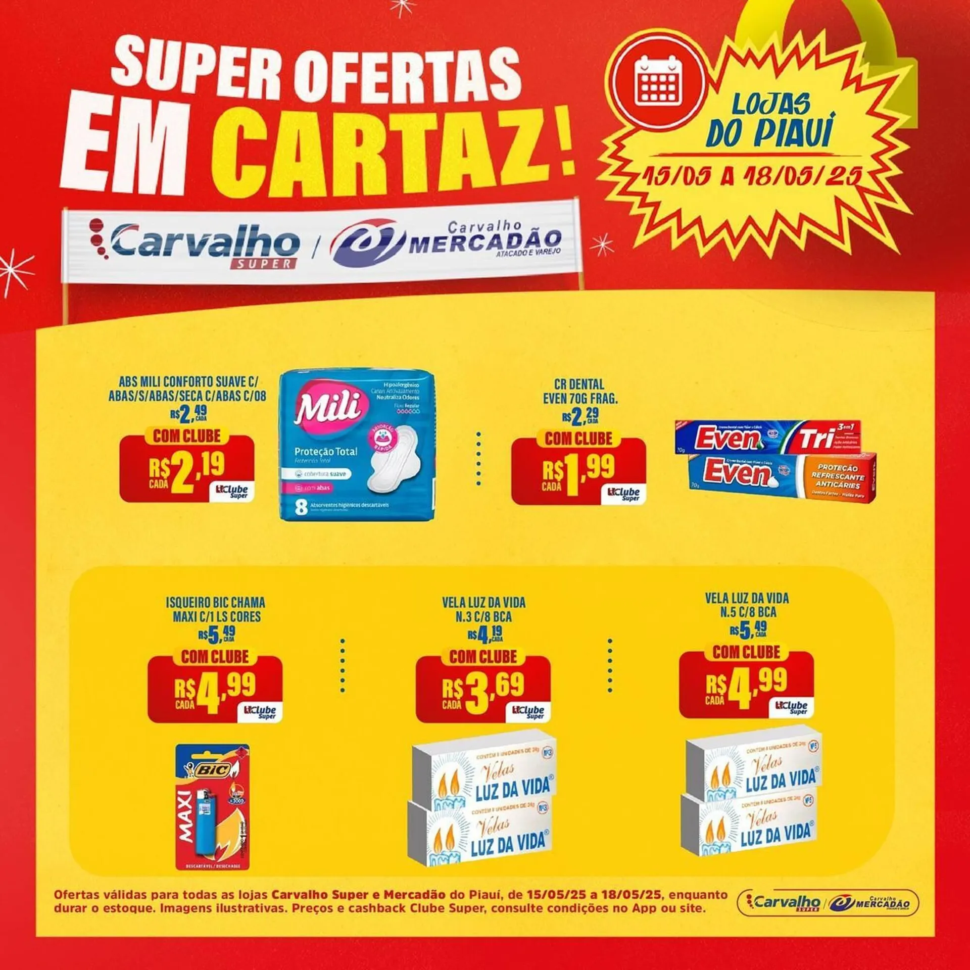 Encarte de Catálogo Carvalho Supermercado 15 de maio até 18 de maio 2025 - Pagina 6