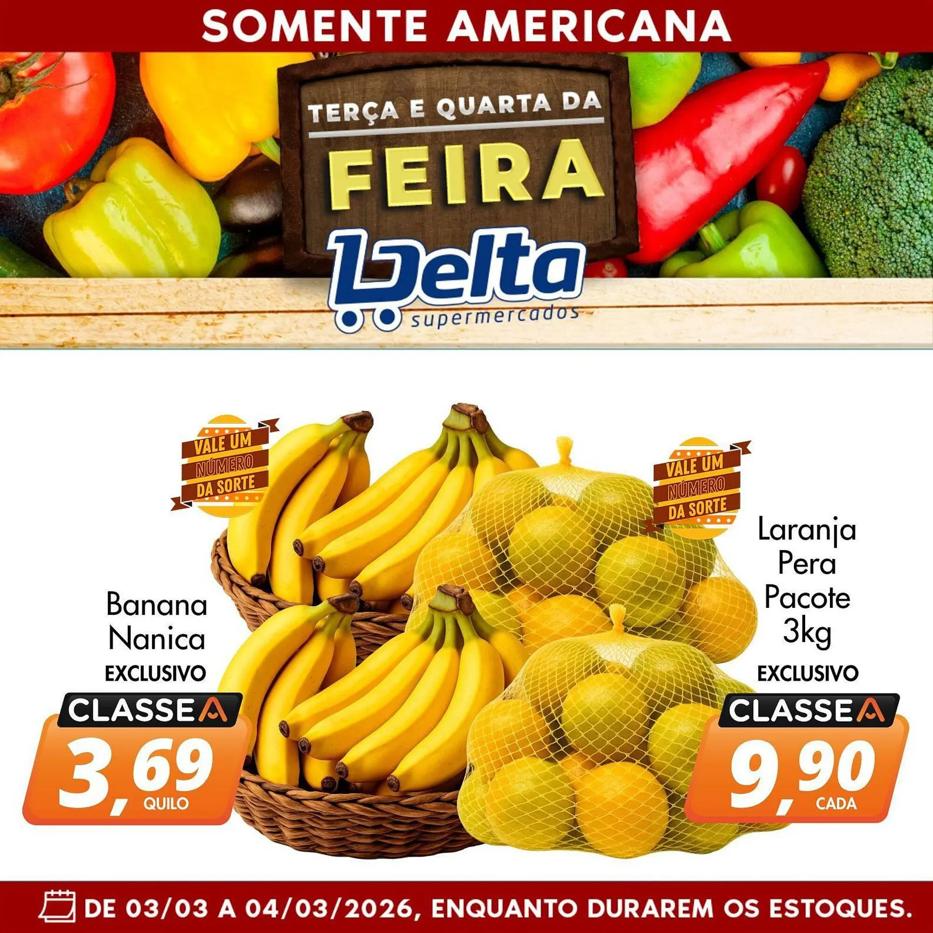 Encarte de Catálogo Delta Supermercados 3 de março até 4 de março 2026 - Pagina 1