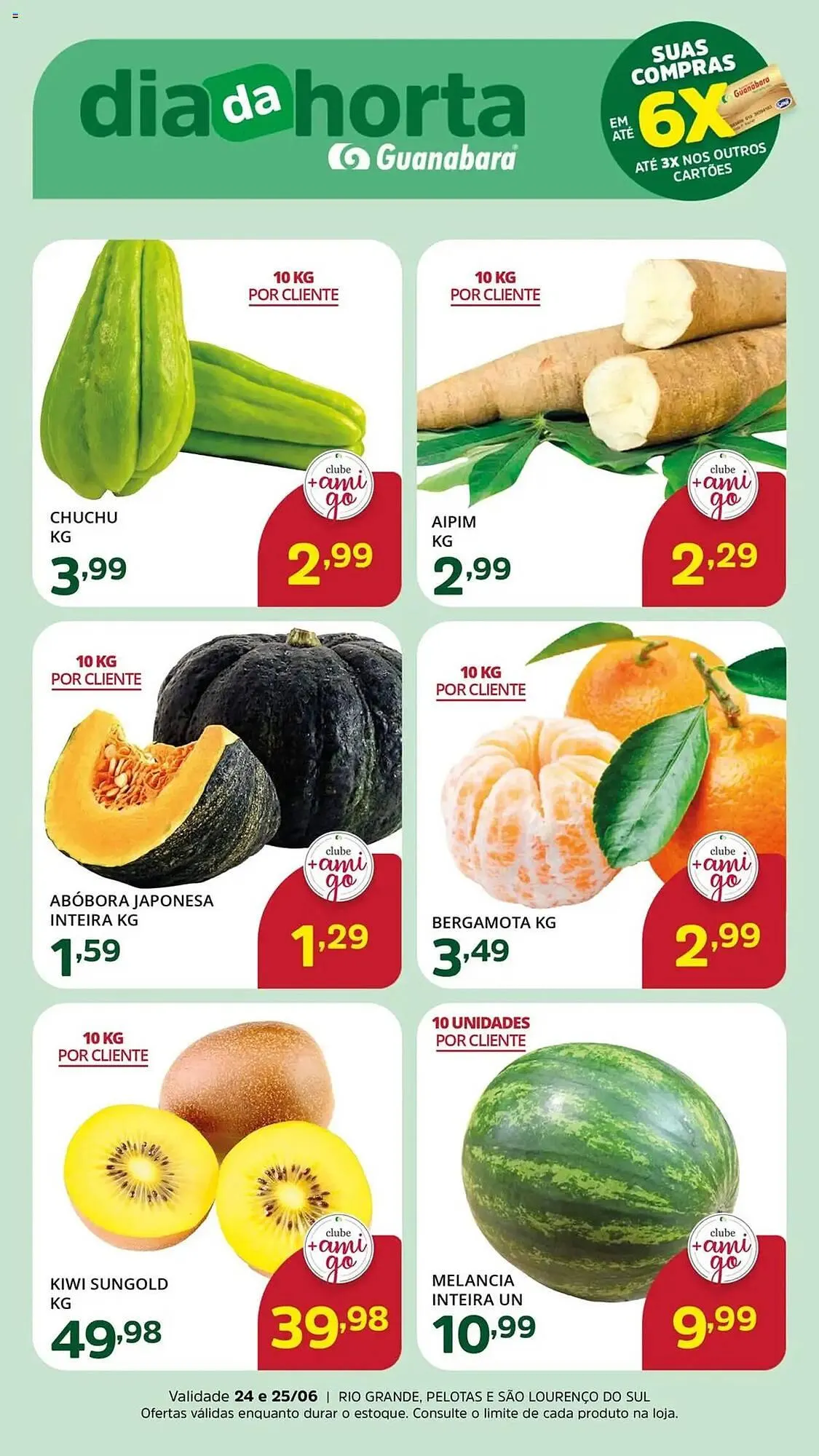 Encarte de Catálogo Supermercados Guanabara 24 de junho até 26 de junho 2025 - Pagina 1