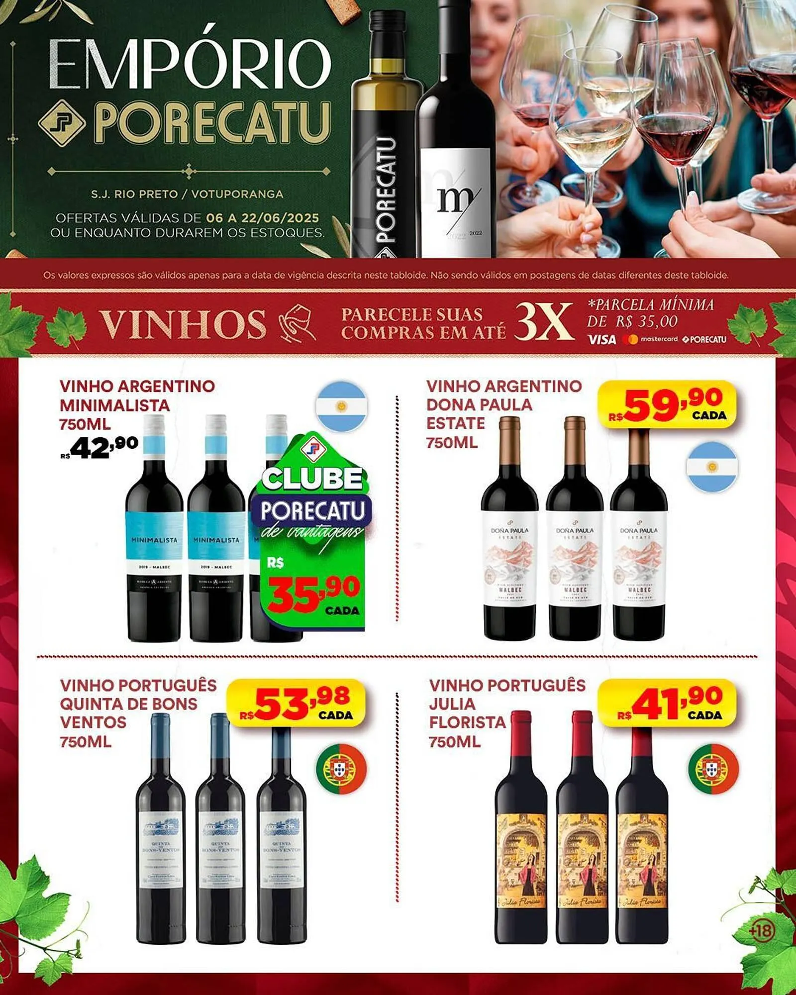 Encarte de Catálogo Supermercado Porecatu 11 de junho até 22 de junho 2025 - Pagina 2