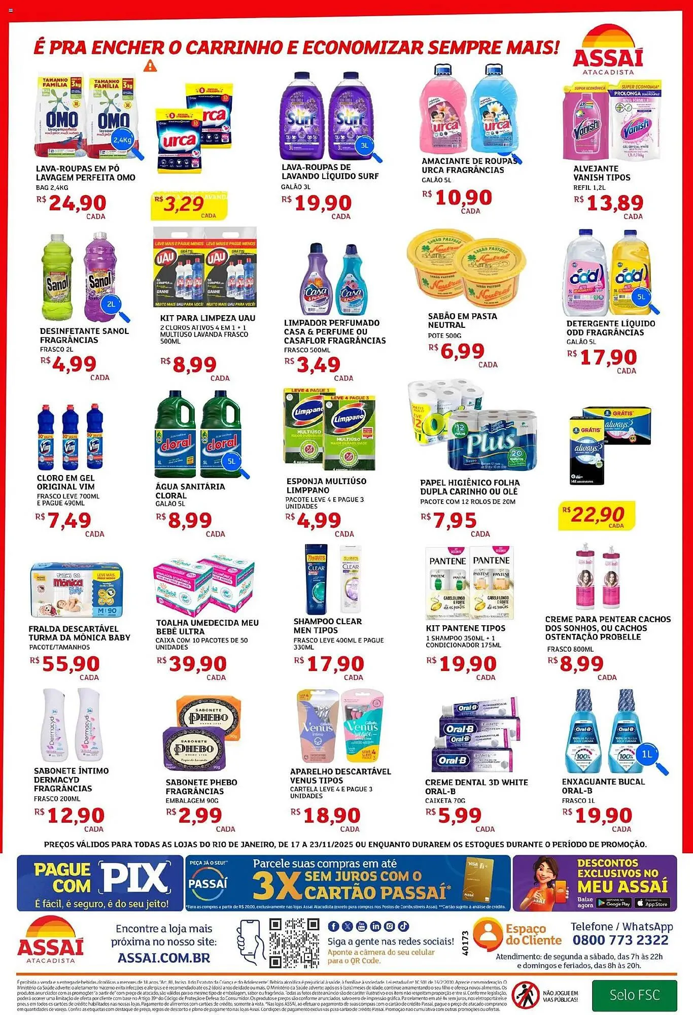 Encarte de Encarte Assaí Atacadista 17 de novembro até 23 de novembro 2025 - Pagina 4