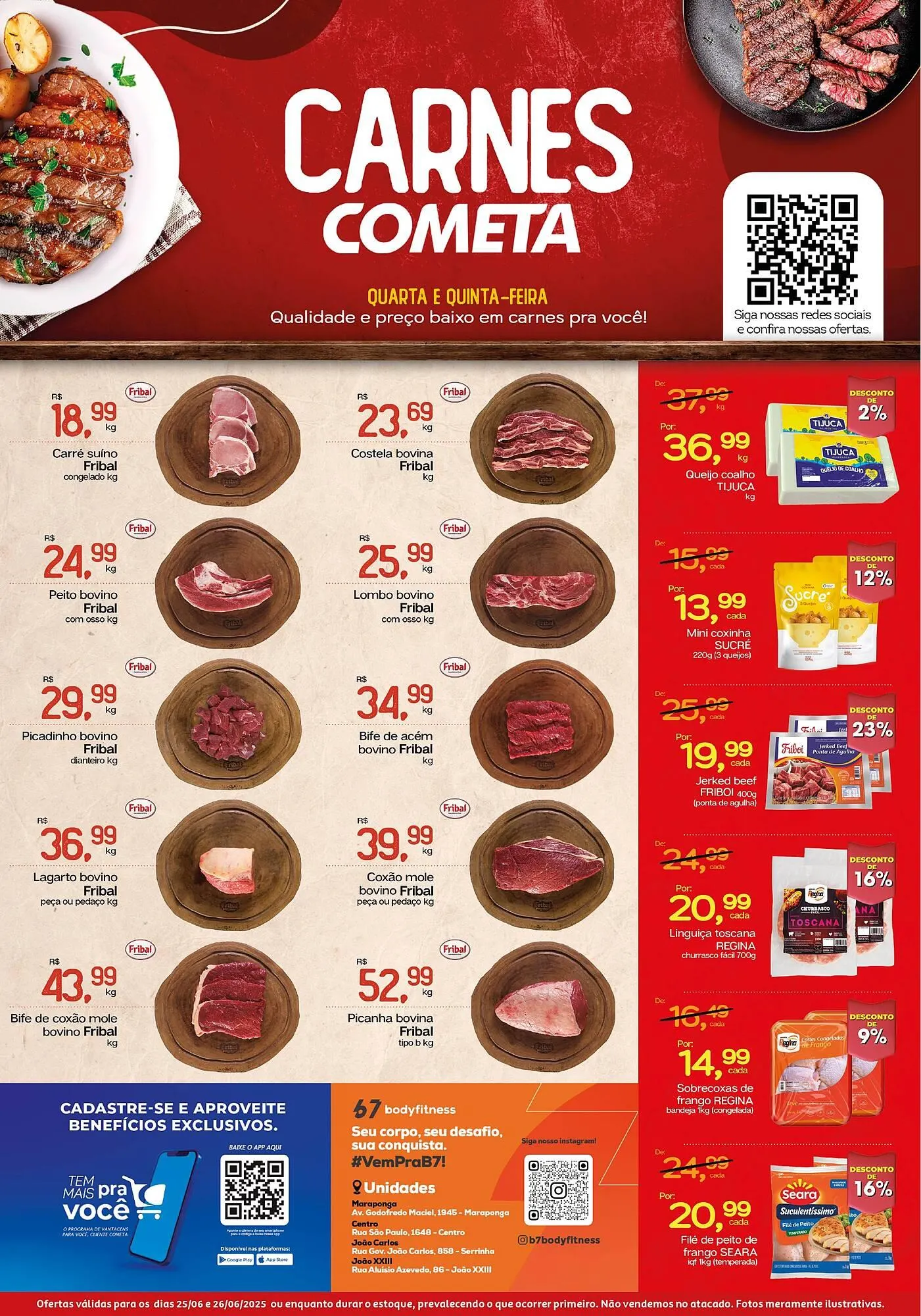 Encarte de Catálogo Cometa Supermercados 25 de junho até 26 de junho 2025 - Pagina 1