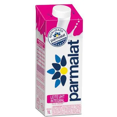 Leite Integral Longa Vida Tetra Pak com Tampa 1Litro - Parmalat
