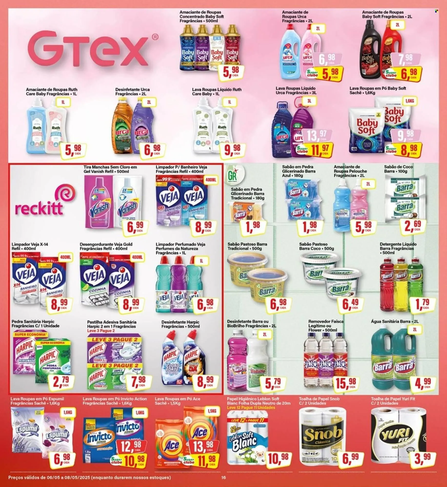 Encarte de Catálogo Rede Supermarket 6 de maio até 8 de maio 2025 - Pagina 16