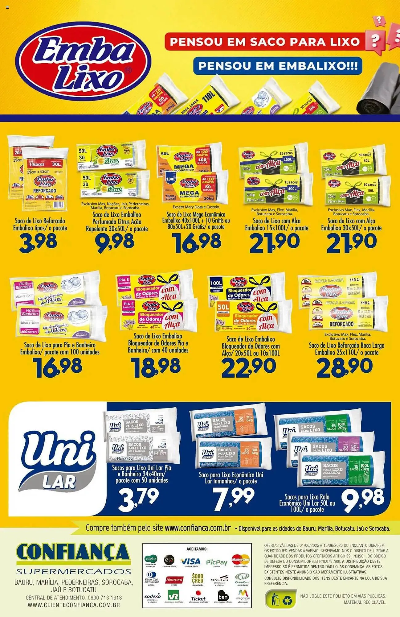 Encarte de Catálogo Confiança Supermercados 1 de junho até 15 de junho 2025 - Pagina 2