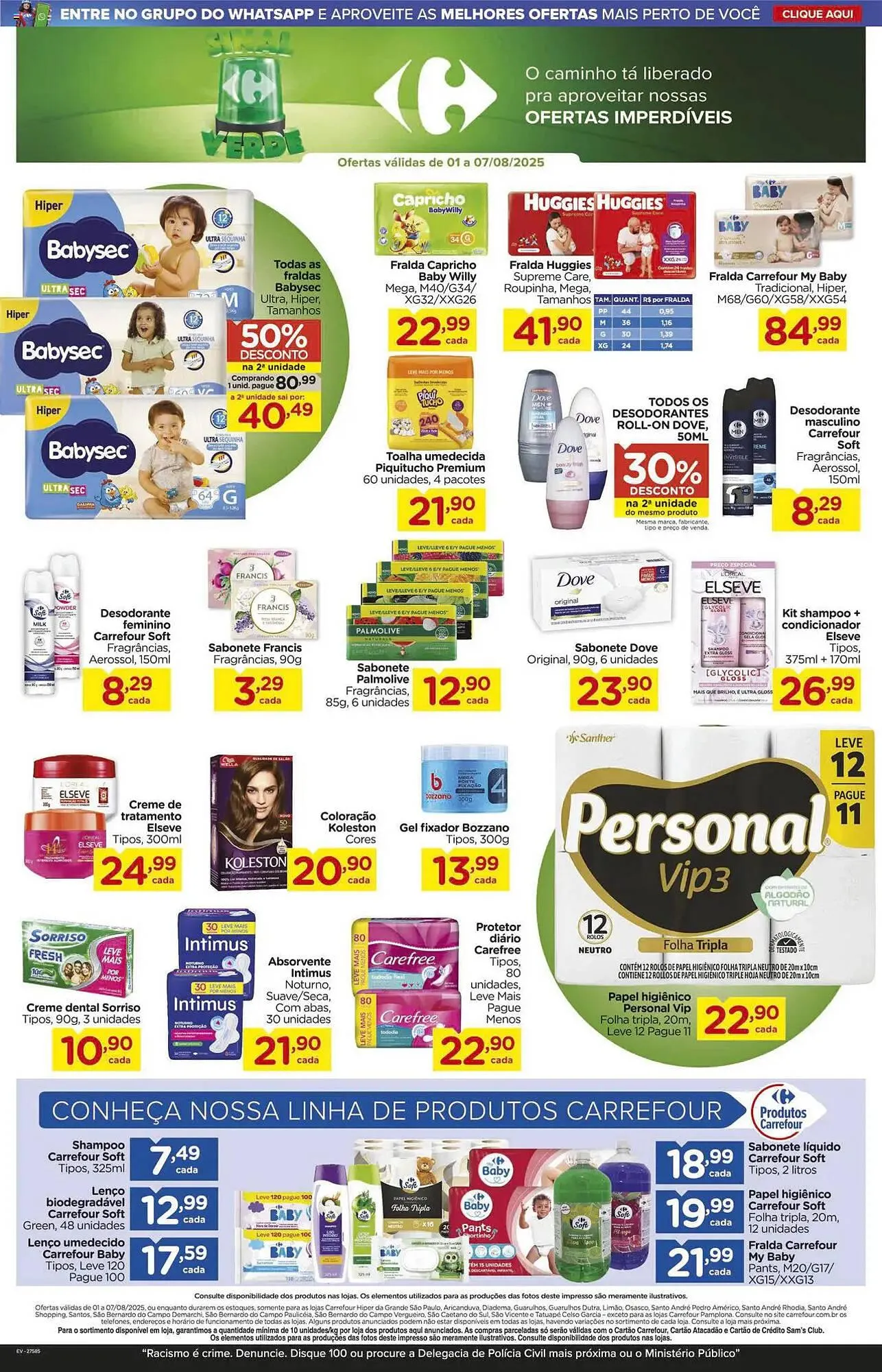Encarte de Catálogo Carrefour 1 de agosto até 7 de agosto 2025 - Pagina 12