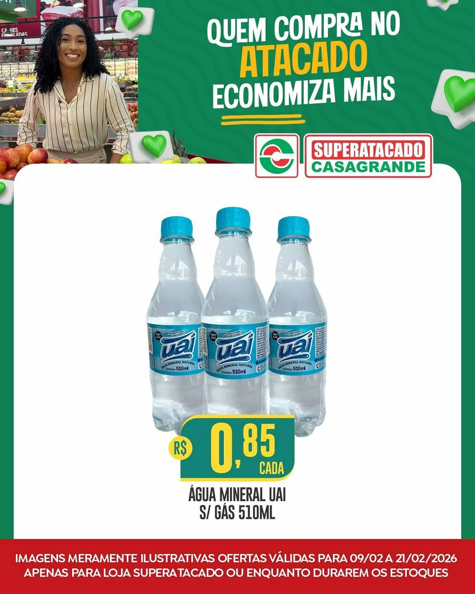 Encarte de Catálogo Casagrande Supermercados 9 de fevereiro até 21 de fevereiro 2026 - Pagina 2