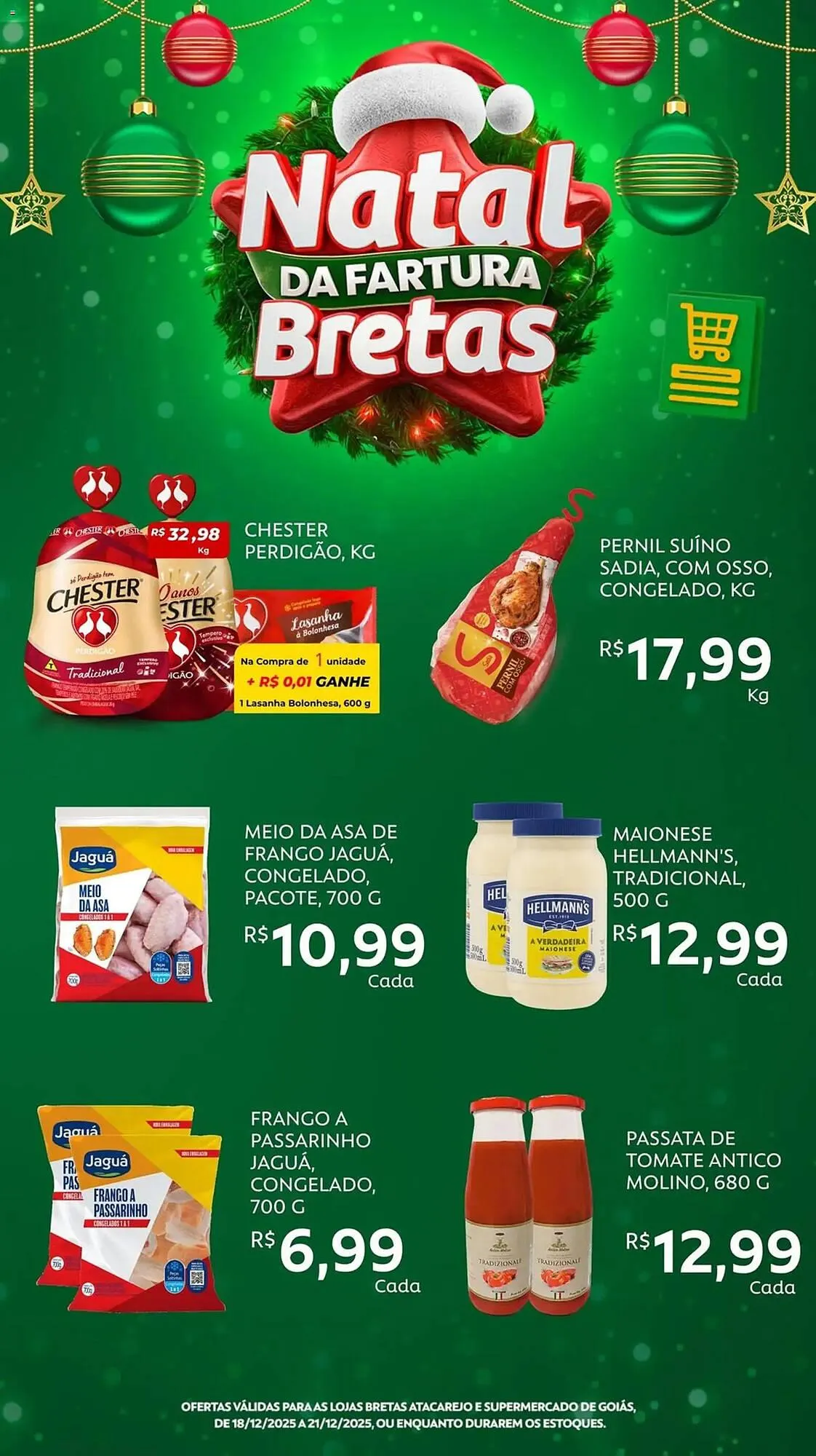 Encarte de Catálogo Supermercados Bretas 18 de dezembro até 21 de dezembro 2025 - Pagina 4