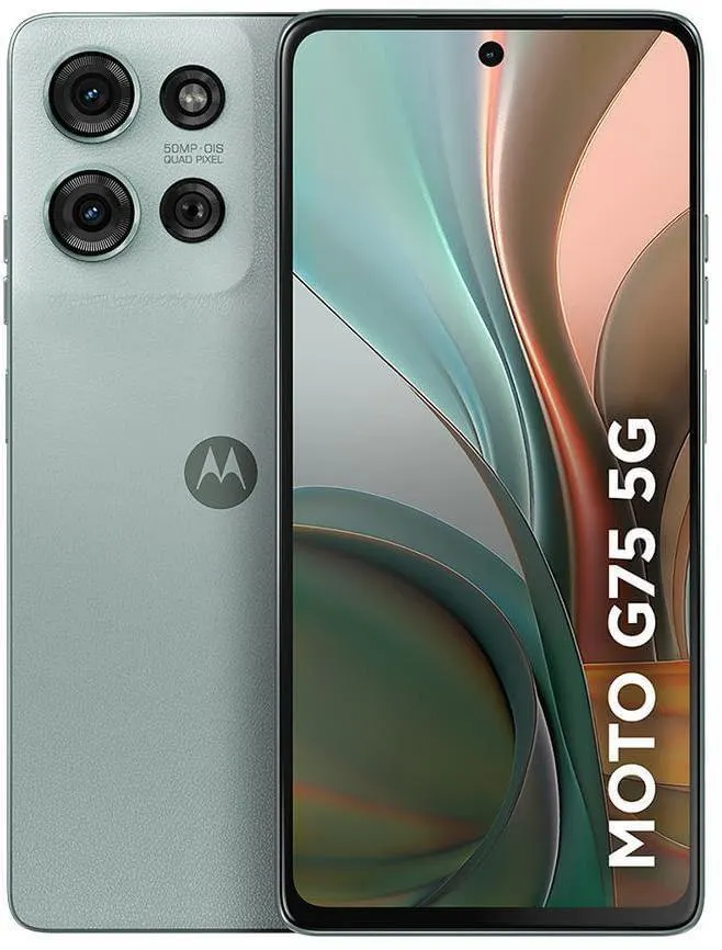 Smartphone / Telefone Celular Moto G75 5G 256GB 16GB (8GB RAM+8GB RamBoost) e 50MP Sony Lytia 600 Câmera Moto AI Ultrarresistencia MilitarCinza