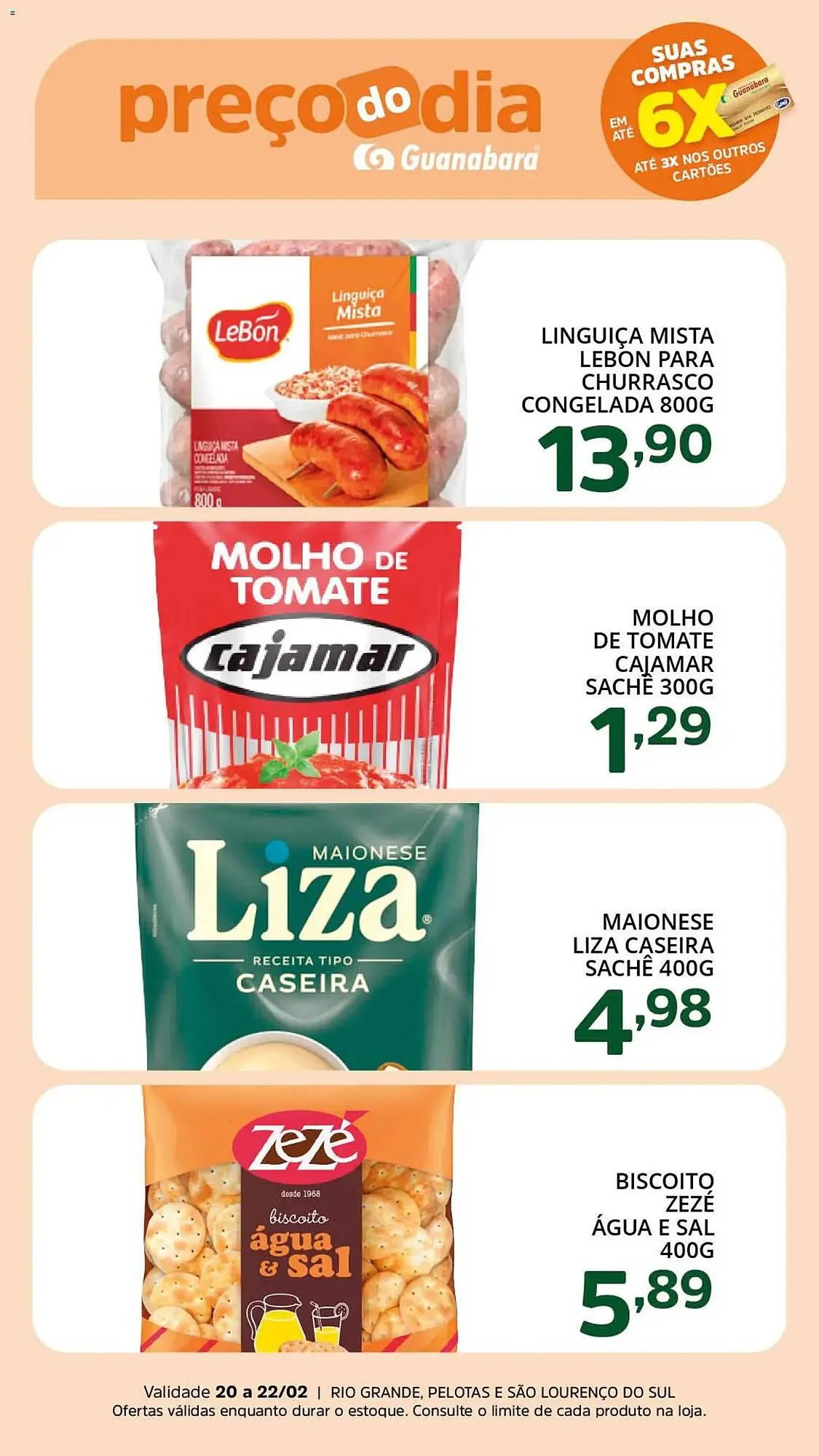 Encarte de Encarte Supermercados Guanabara 20 de fevereiro até 22 de fevereiro 2026 - Pagina 3