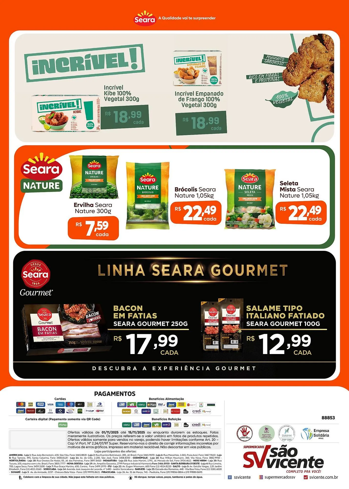 Encarte de Catálogo Supermercados São Vicente 3 de novembro até 15 de novembro 2025 - Pagina 2