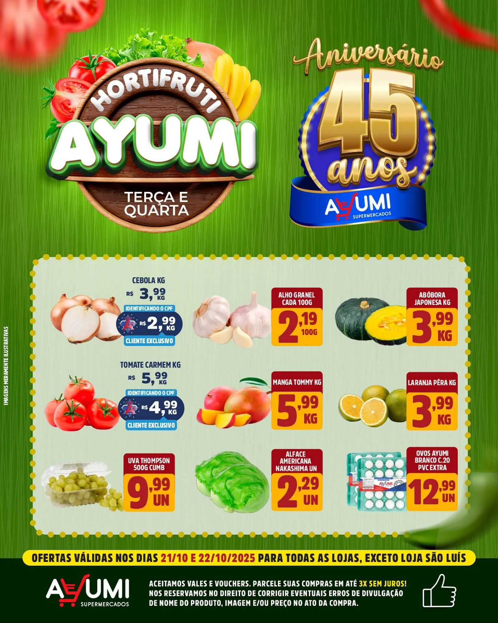 Folheto Ayumi Supermercados - 1