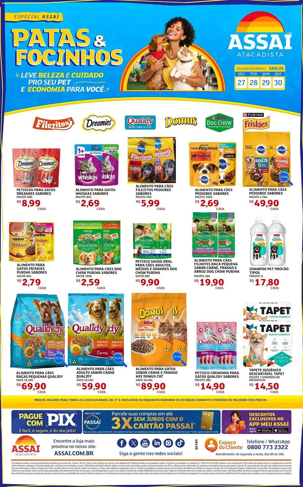 Encarte de Encarte Assaí Atacadista 27 de abril até 30 de abril 2026 - Pagina 1