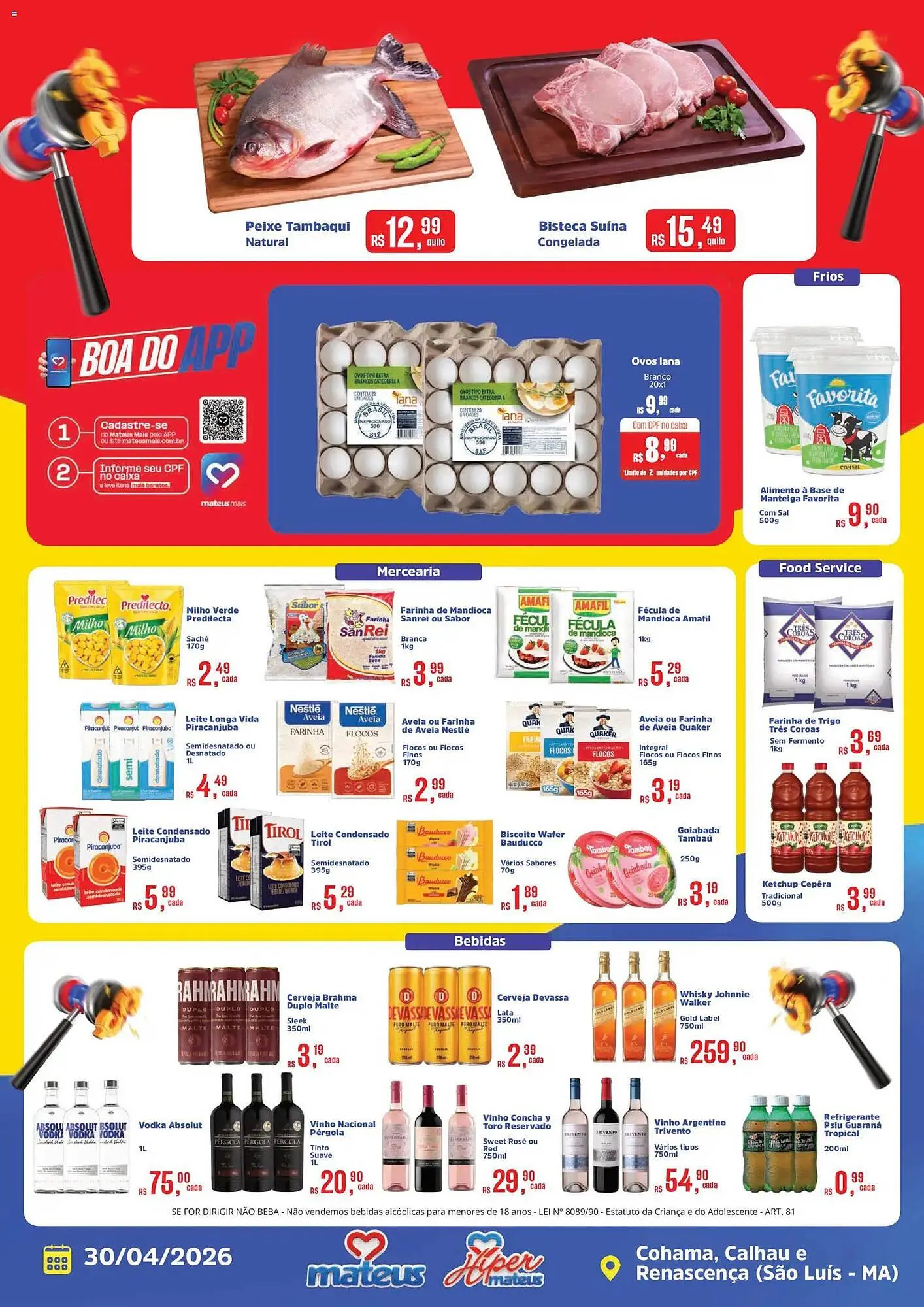 Encarte de Catálogo Supermercados Mateus 30 de abril até 1 de maio 2026 - Pagina 2