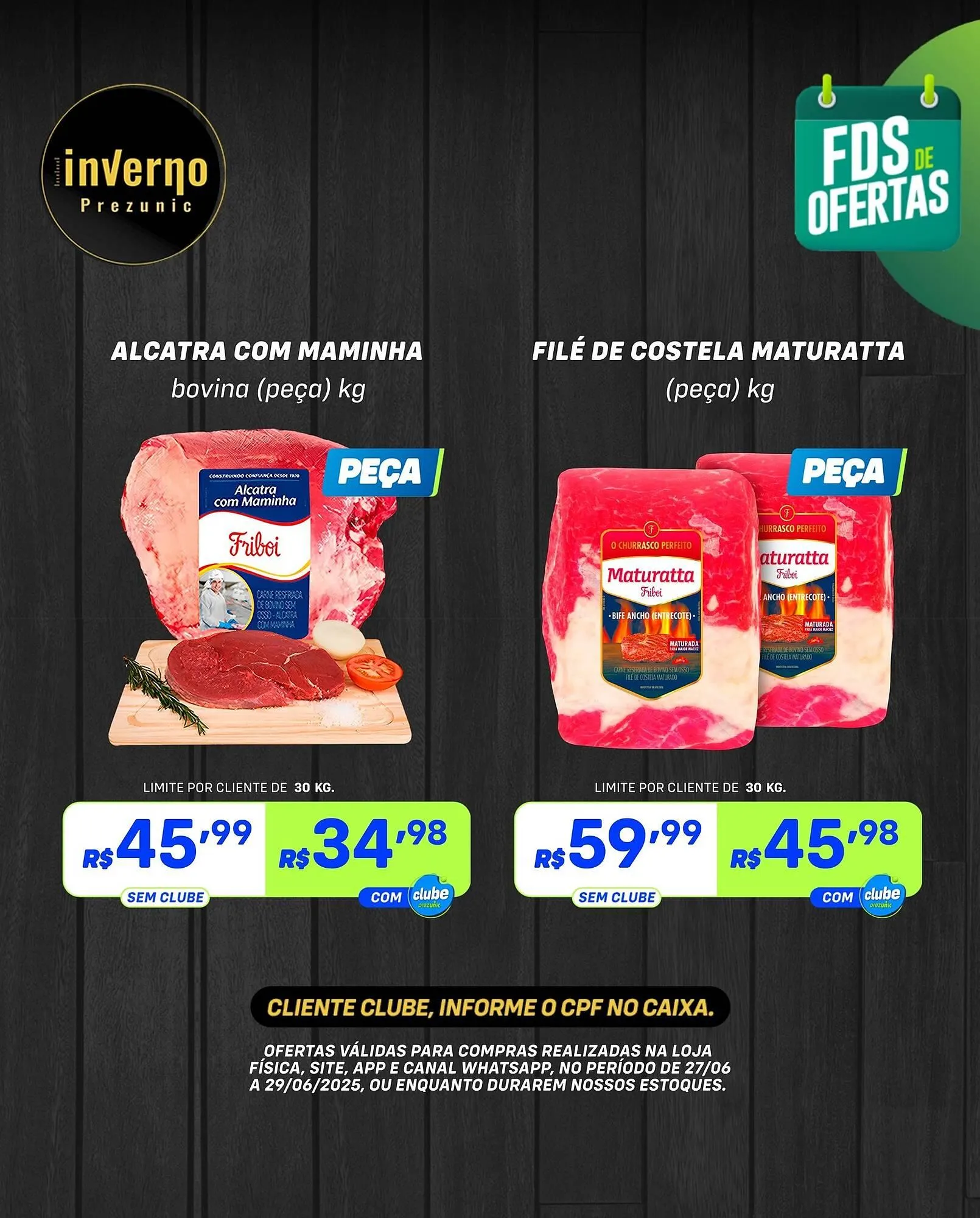 Encarte de Catálogo Prezunic 27 de junho até 29 de junho 2025 - Pagina 1