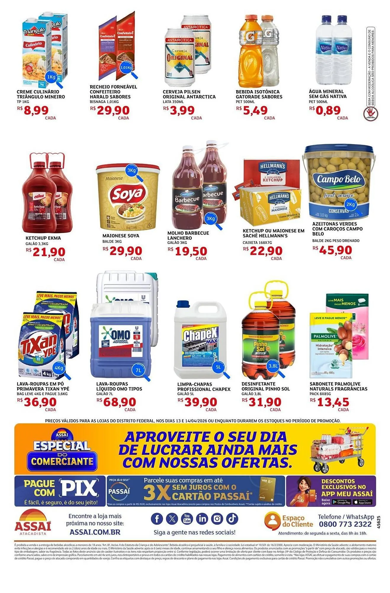 Encarte de Encarte Assaí Atacadista 13 de abril até 14 de abril 2026 - Pagina 2