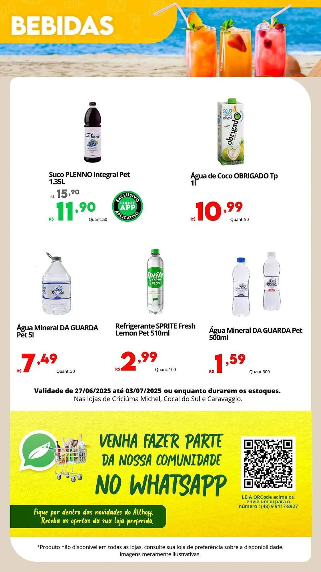 Encarte de Catálogo Althoff Supermercados 27 de junho até 3 de julho 2025 - Pagina 10