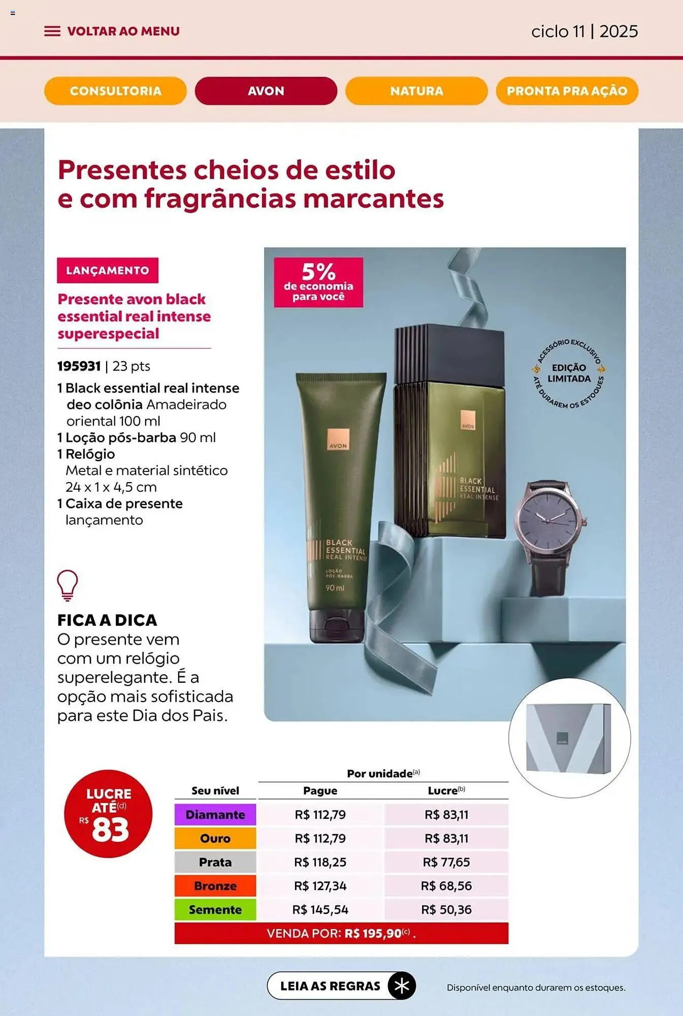 Encarte de Catálogo Avon 16 de junho até 8 de julho 2025 - Pagina 8