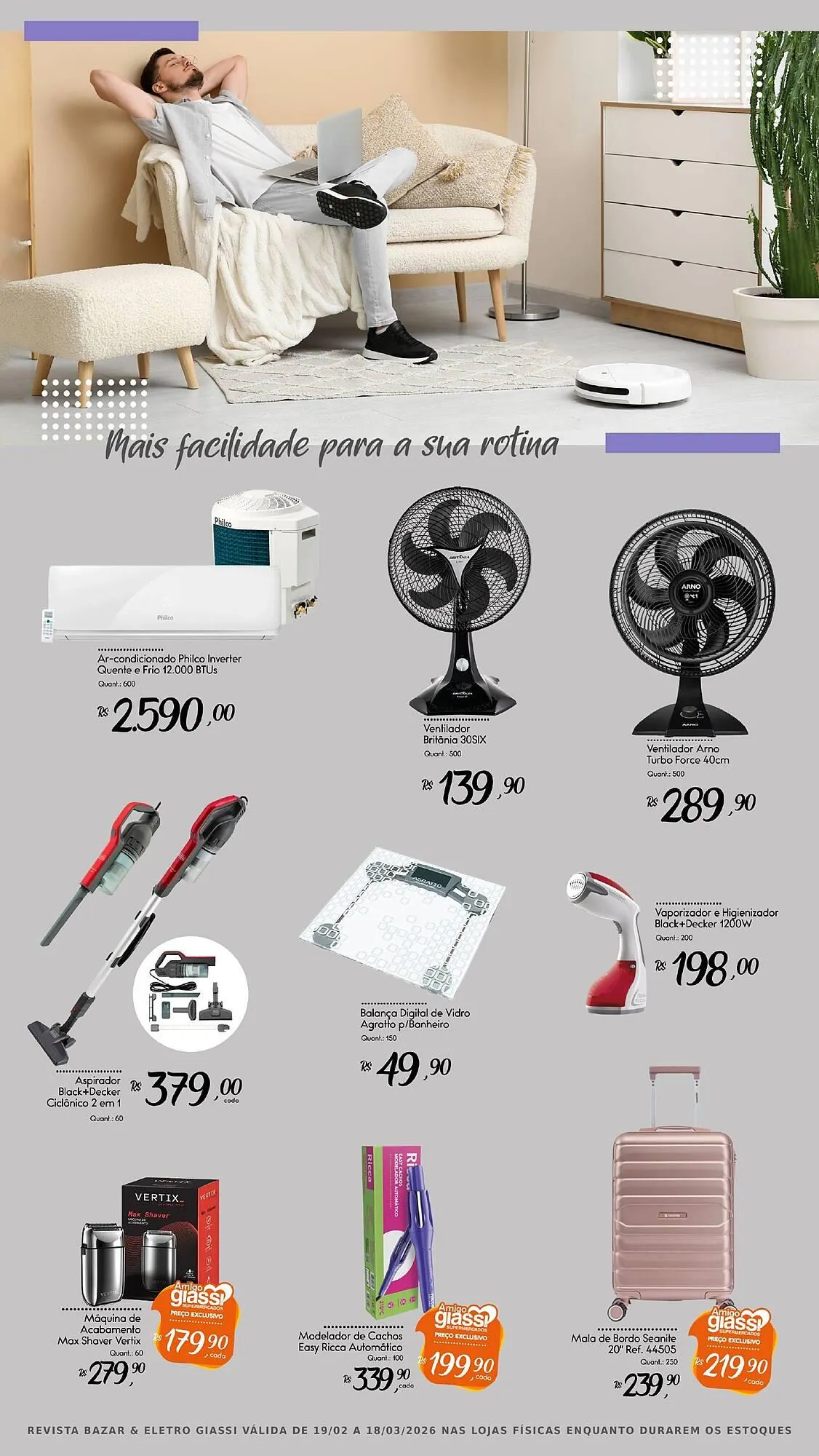 Encarte de Encarte Giassi Supermercados 18 de fevereiro até 18 de março 2026 - Pagina 5