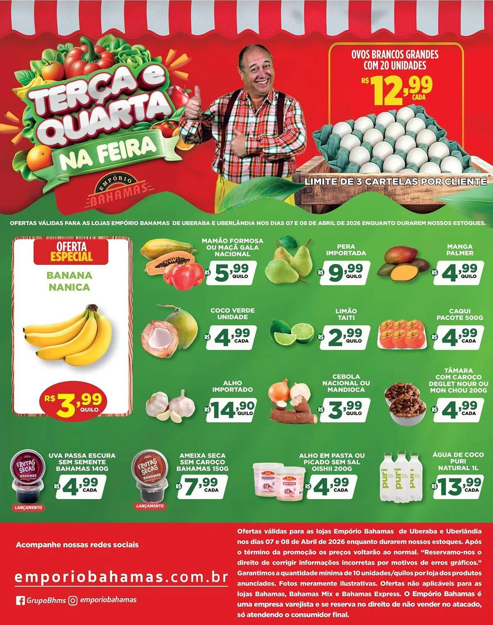 Encarte de Catálogo Empório Bahamas 7 de abril até 8 de abril 2026 - Pagina 1