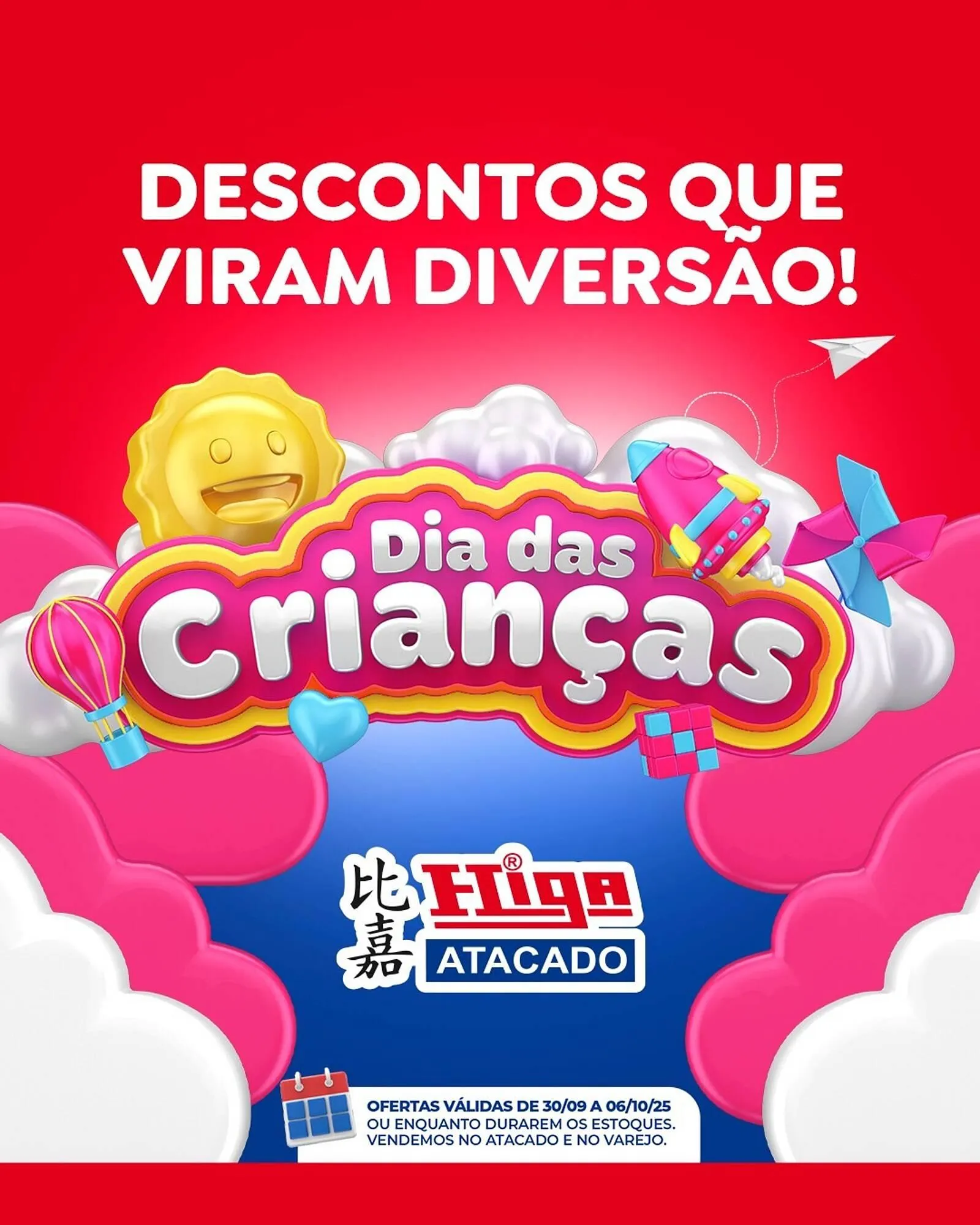 Encarte de Folheto Higa Atacado 30 de setembro até 6 de outubro 2025 - Pagina 1