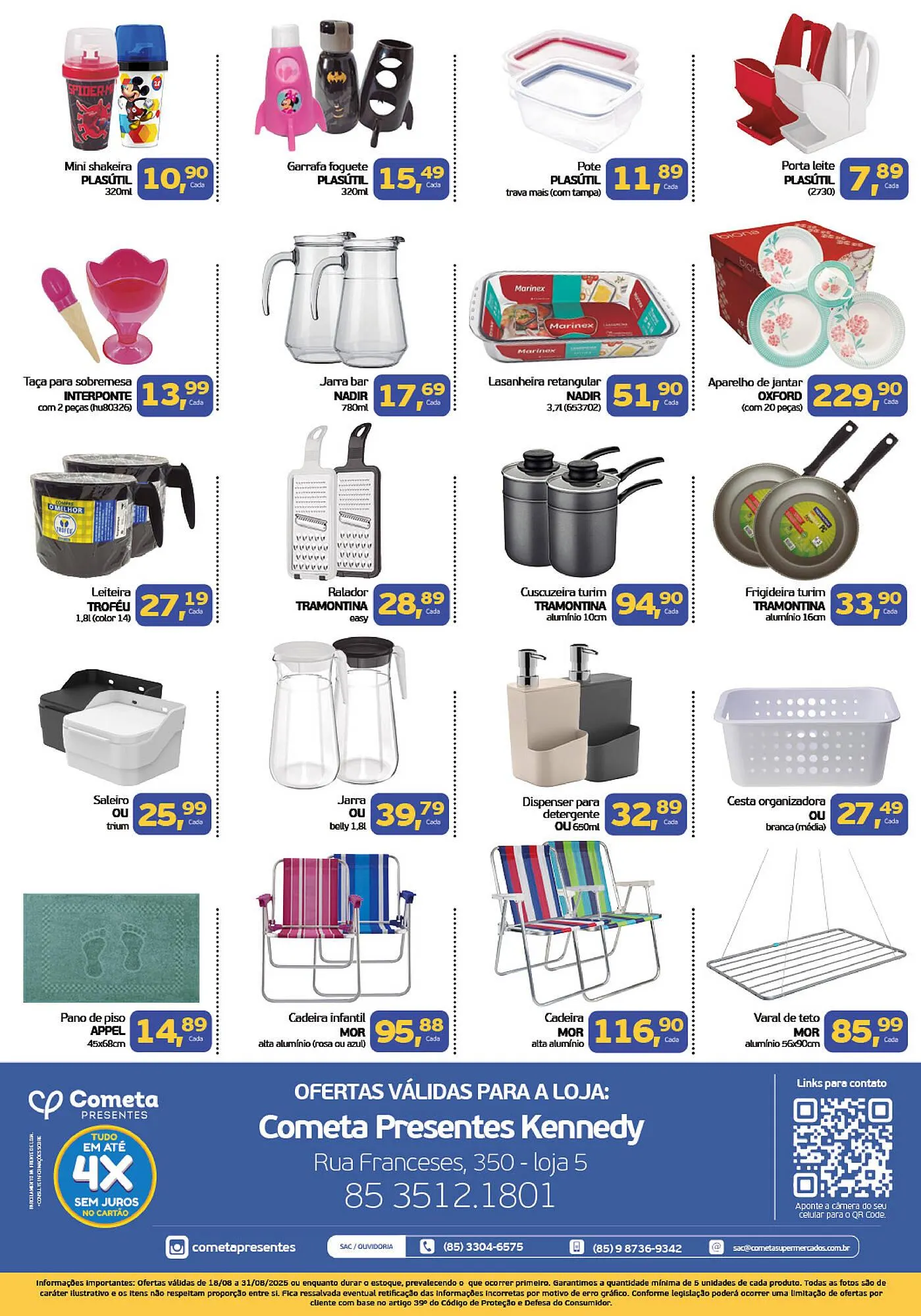 Encarte de Catálogo Cometa Supermercados 18 de agosto até 31 de agosto 2025 - Pagina 2