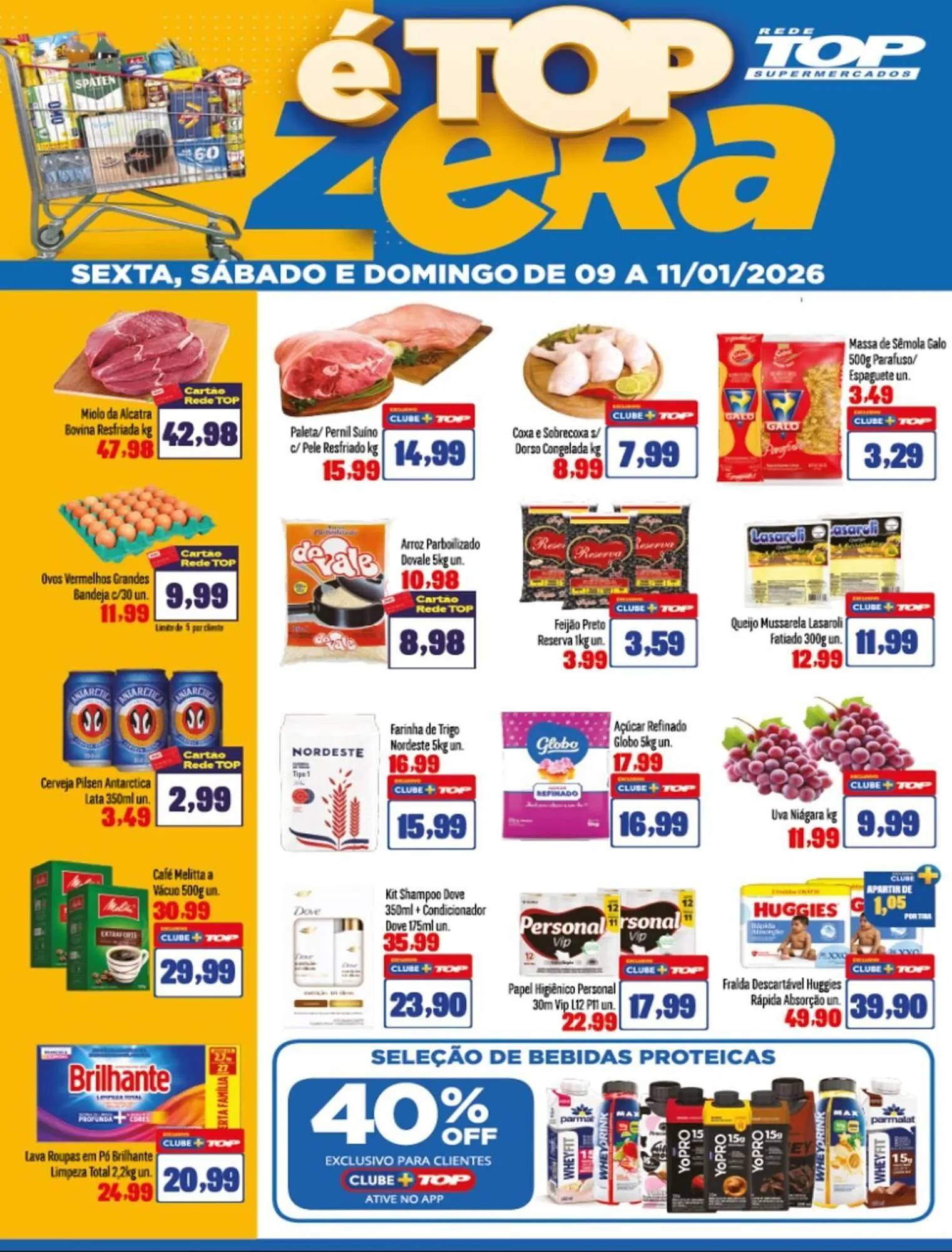 Encarte de Encarte Rede Top 9 de janeiro até 11 de janeiro 2026 - Pagina 1
