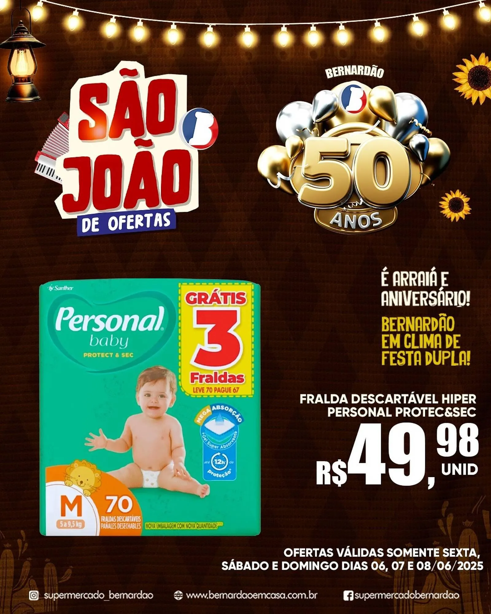 Encarte de Catálogo Supermercado Bernardão 6 de junho até 7 de junho 2025 - Pagina 2
