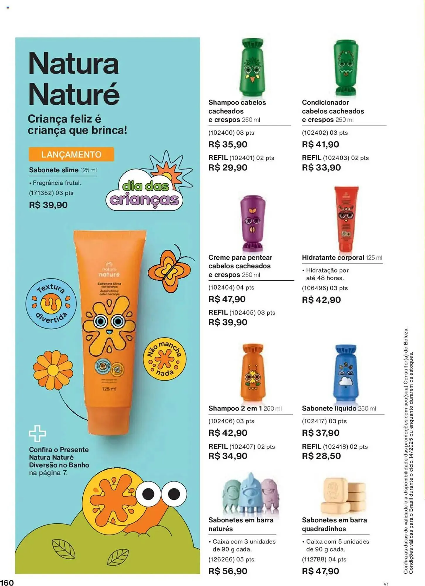 Encarte de Catálogo Natura 18 de agosto até 9 de setembro 2025 - Pagina 160