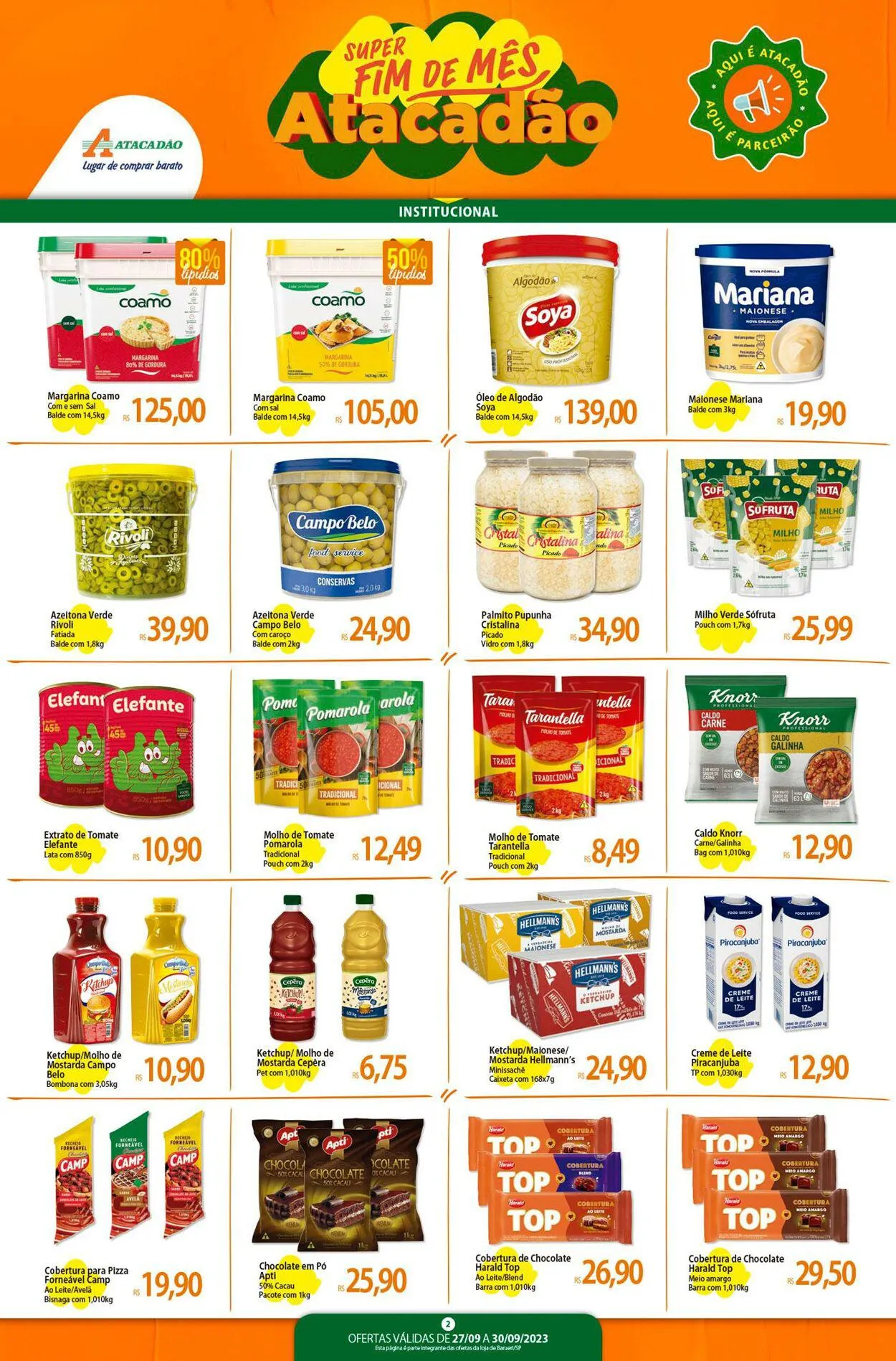 Encarte de Atacadão - SP - Barueri 27 de setembro até 30 de setembro 2023 - Pagina 2