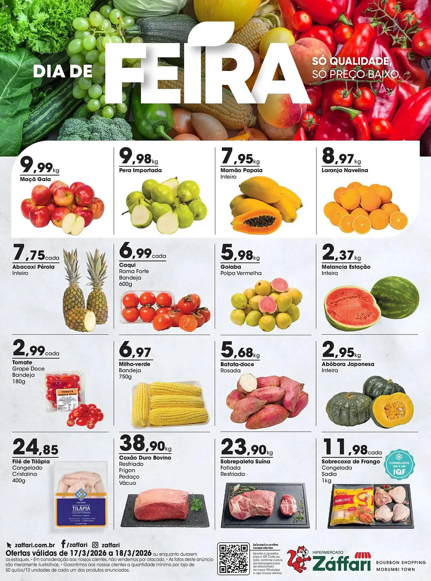 Encarte de Encarte Zaffari 17 de março até 18 de março 2026 - Pagina 1