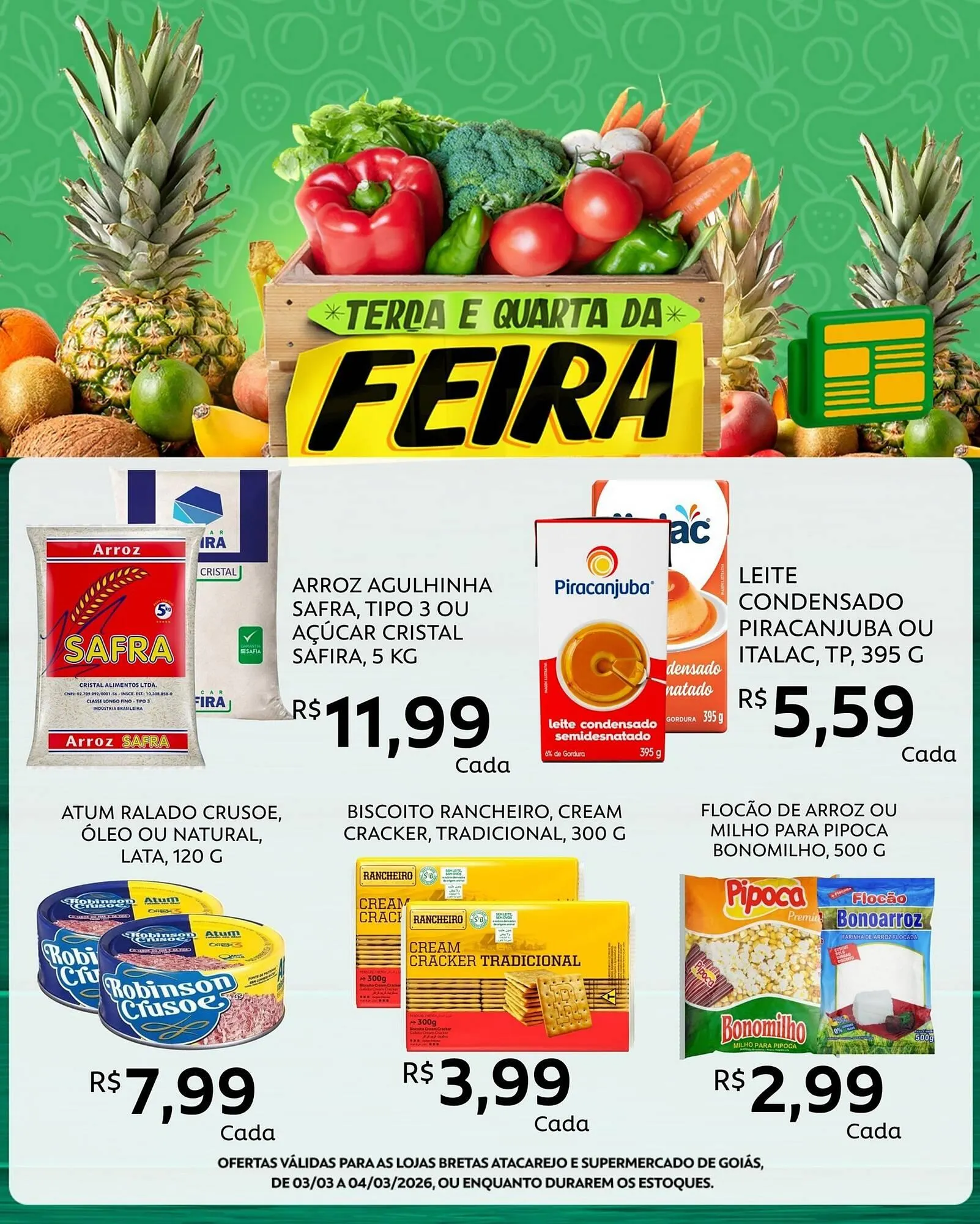 Encarte de Catálogo Supermercados Bretas 3 de março até 4 de março 2026 - Pagina 2