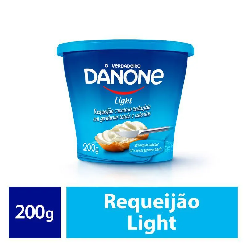 Requeijao Cremoso Danone 200g Light