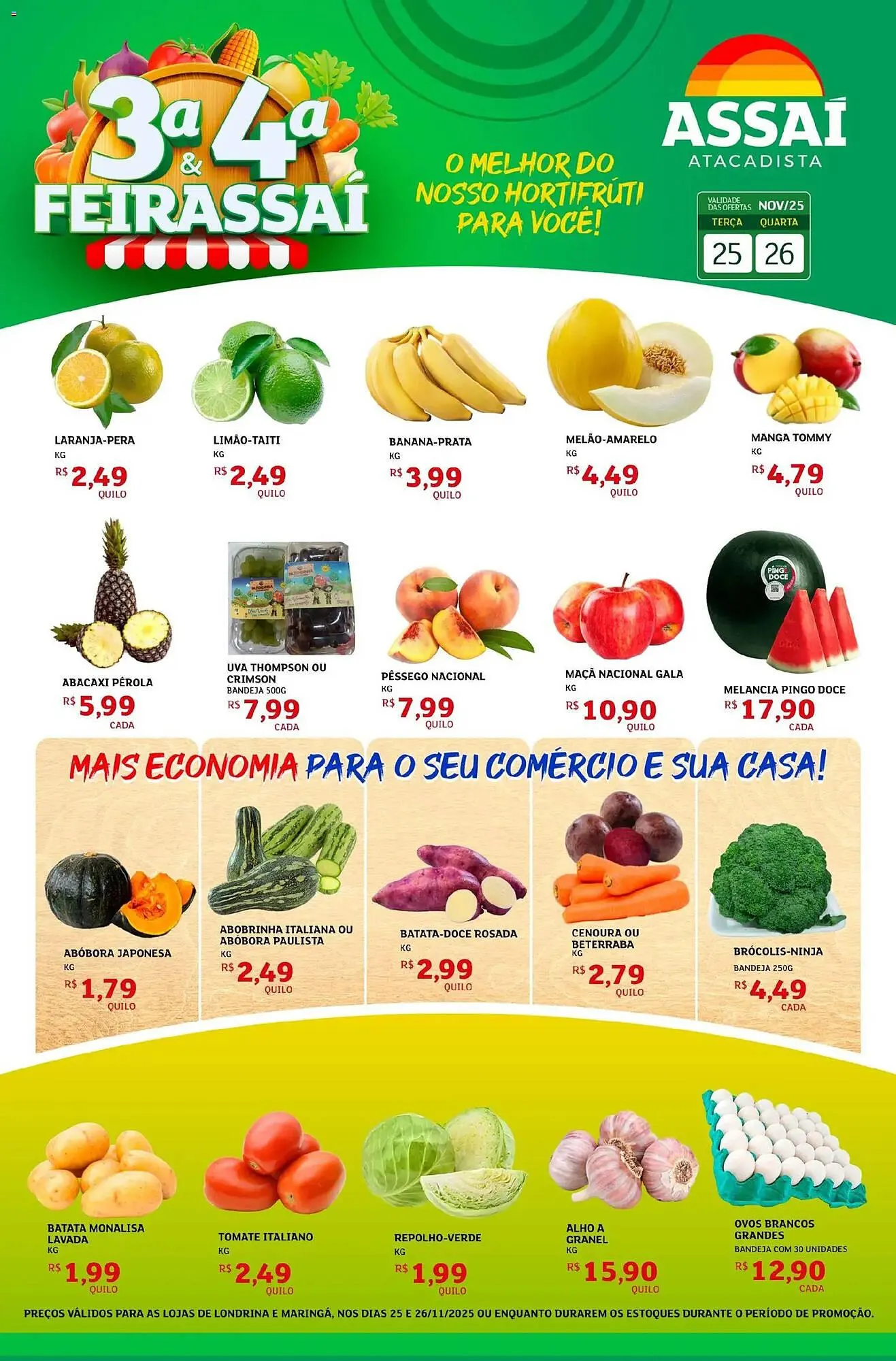 Encarte de Encarte Assaí Atacadista 25 de novembro até 26 de novembro 2025 - Pagina 1