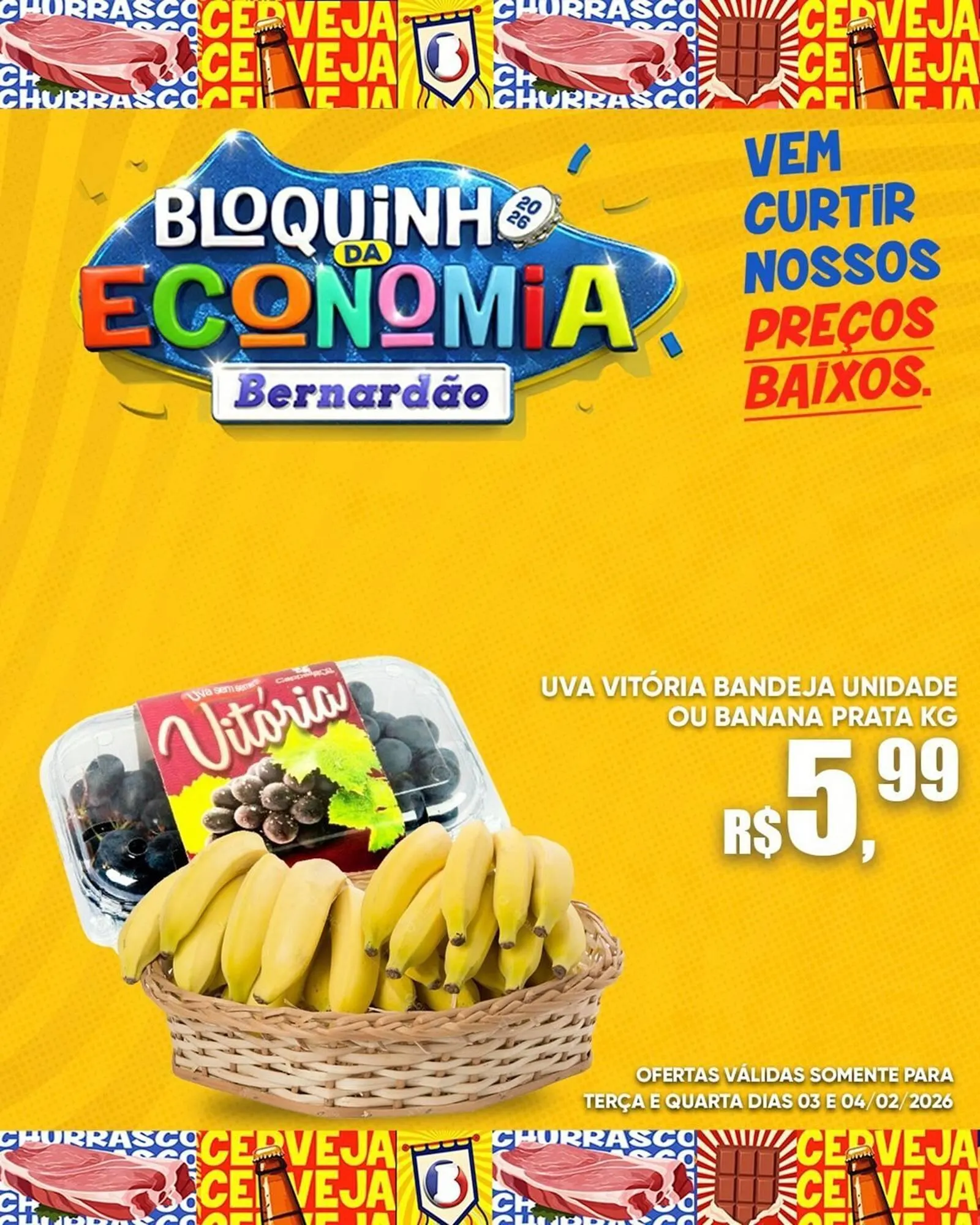Encarte de Catálogo Supermercado Bernardão 3 de fevereiro até 4 de fevereiro 2026 - Pagina 9