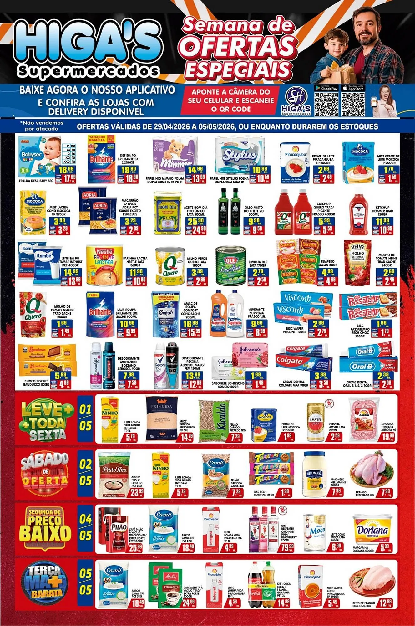Encarte de Folheto Higa's Supermercado 29 de abril até 5 de maio 2026 - Pagina 1